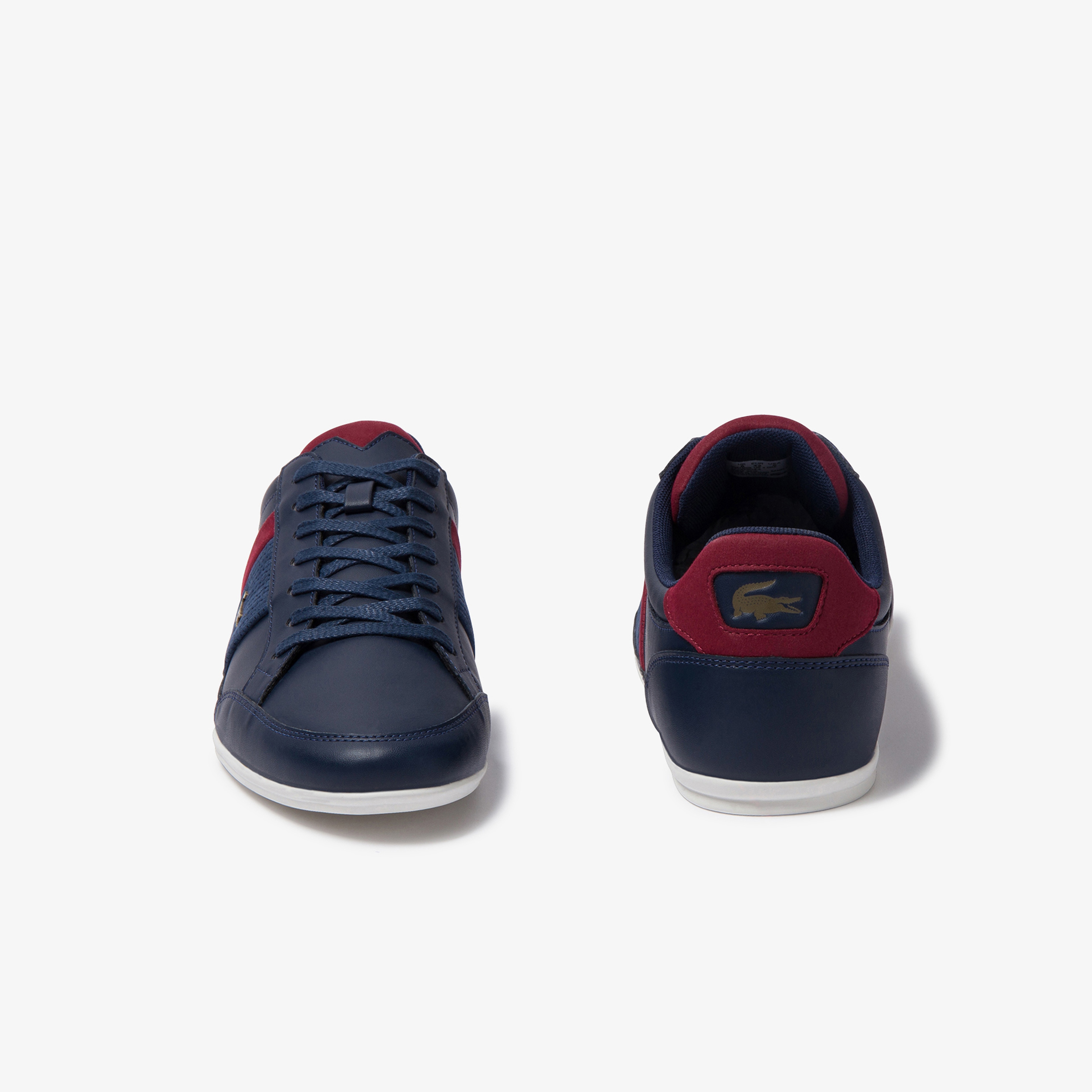 Lacoste Chaymon Erkek Lacivert - Koyu Kırmızı Günlük Ayakkabı