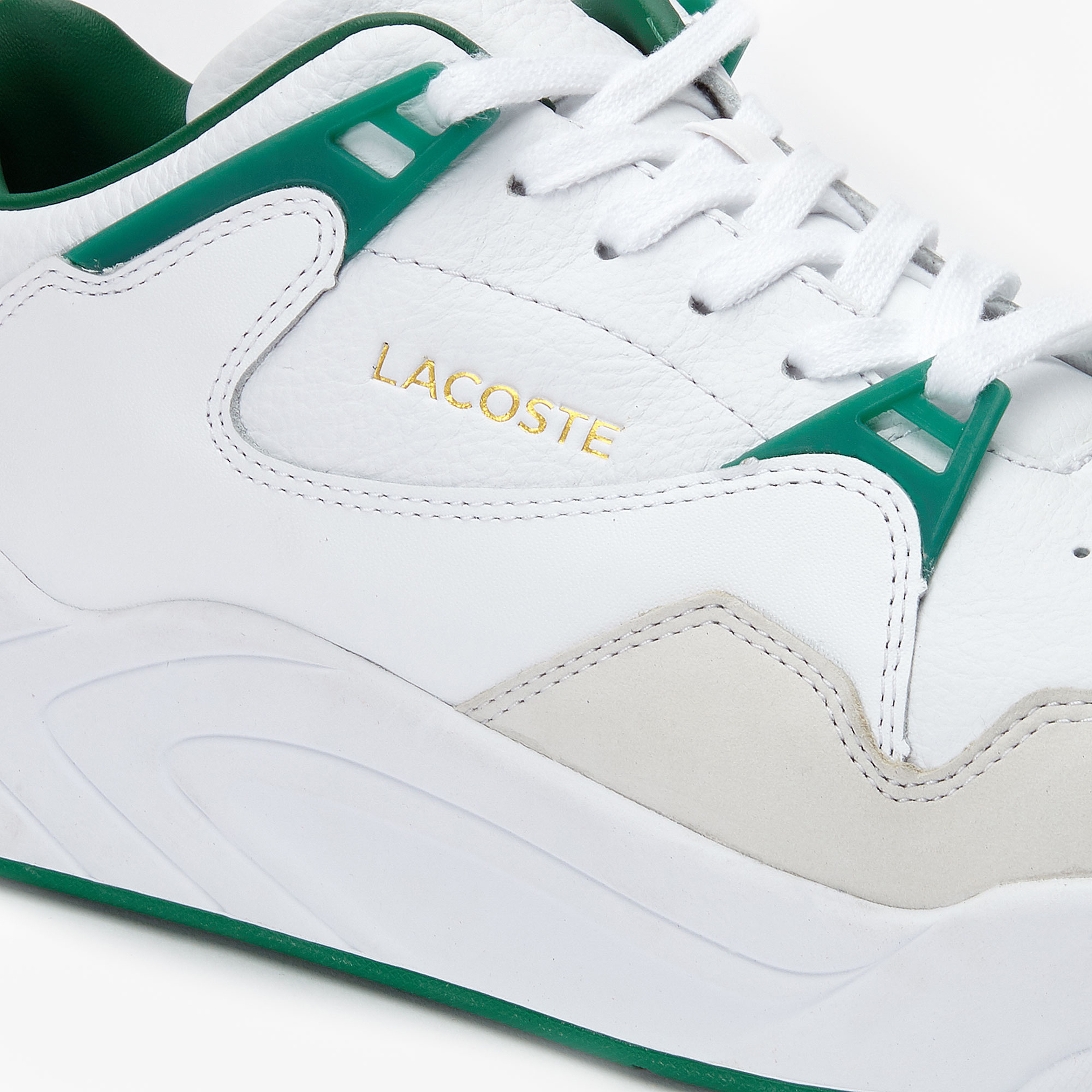 Lacoste Court Slam Erkek Beyaz - Yeşil Spor Ayakkabı