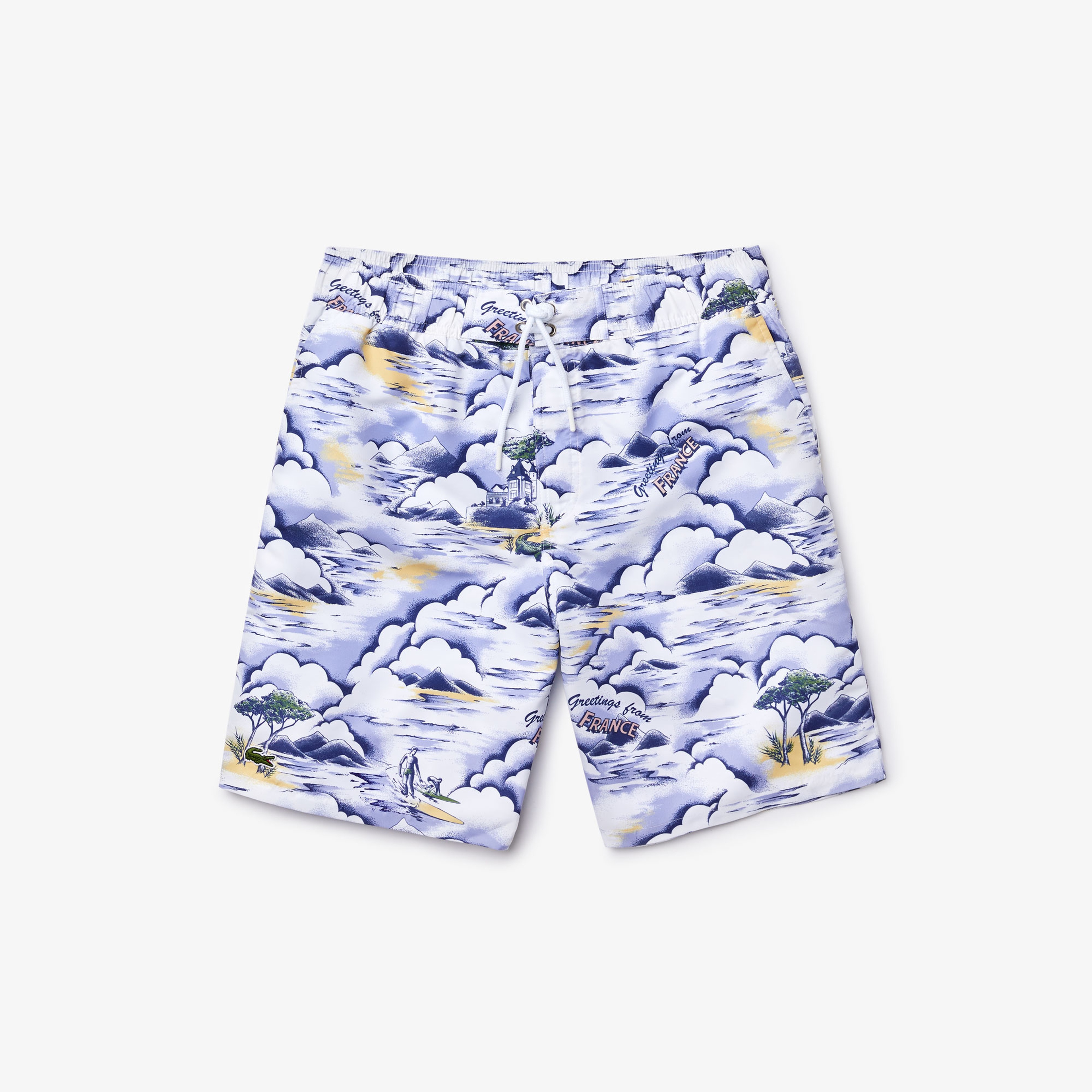 Lacoste Erkek Baskılı Renkli Mayo Şort