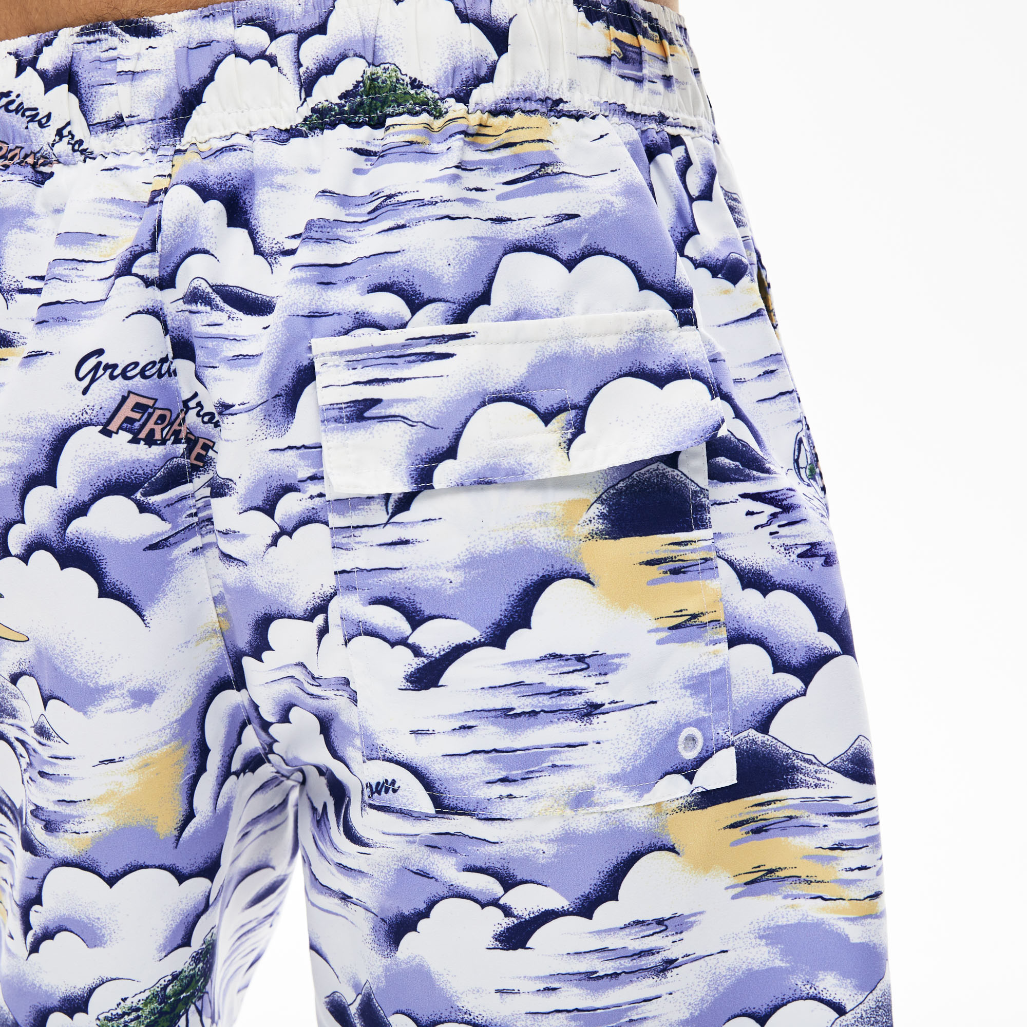 Lacoste Erkek Baskılı Renkli Mayo Şort