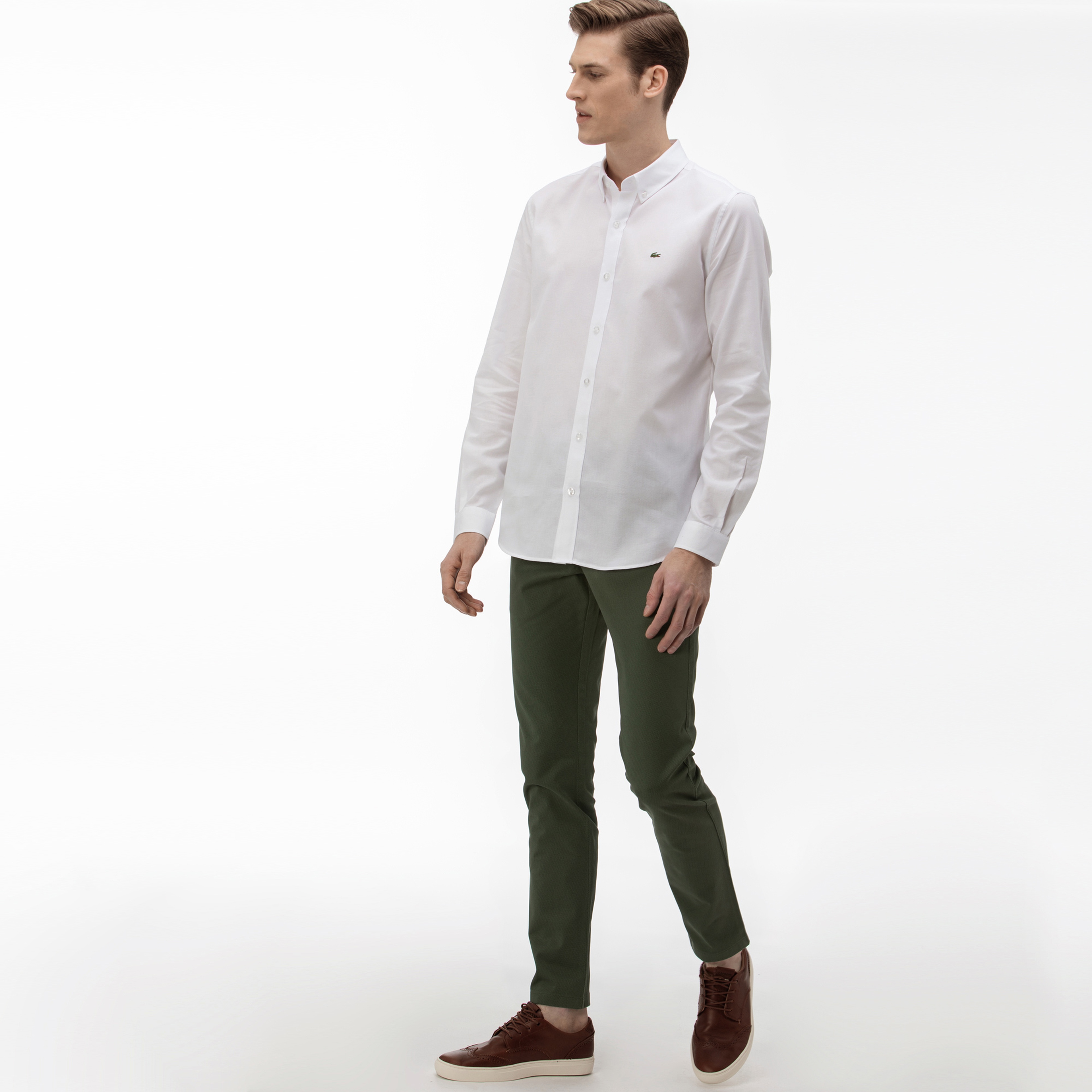 Lacoste Erkek Slim Fit Haki Pantolon