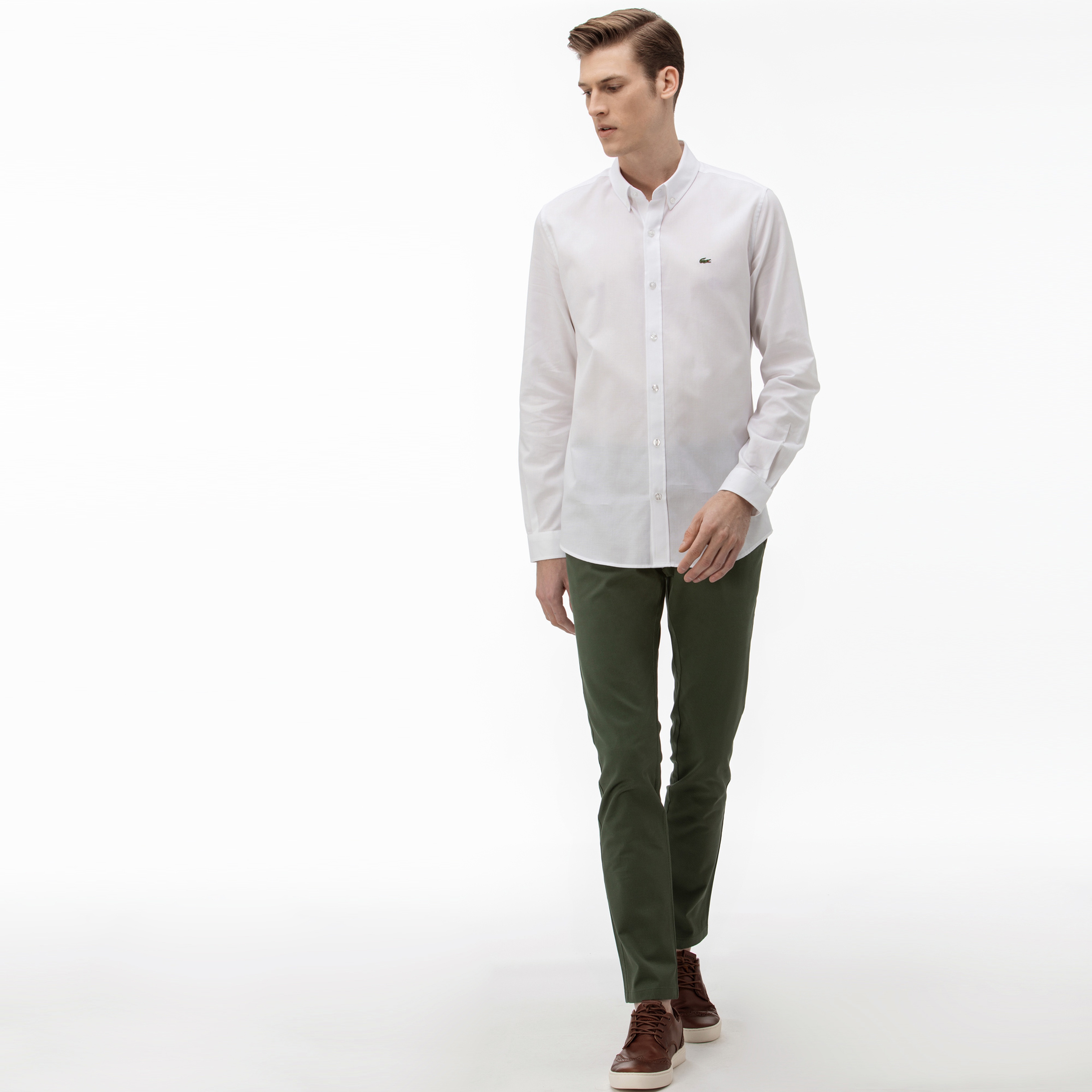Lacoste Erkek Slim Fit Haki Pantolon