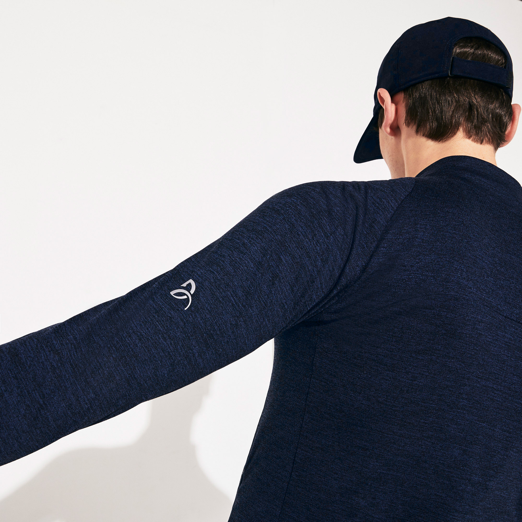 Lacoste Sport Erkek Fermuarlı Lacivert Sweatshirt