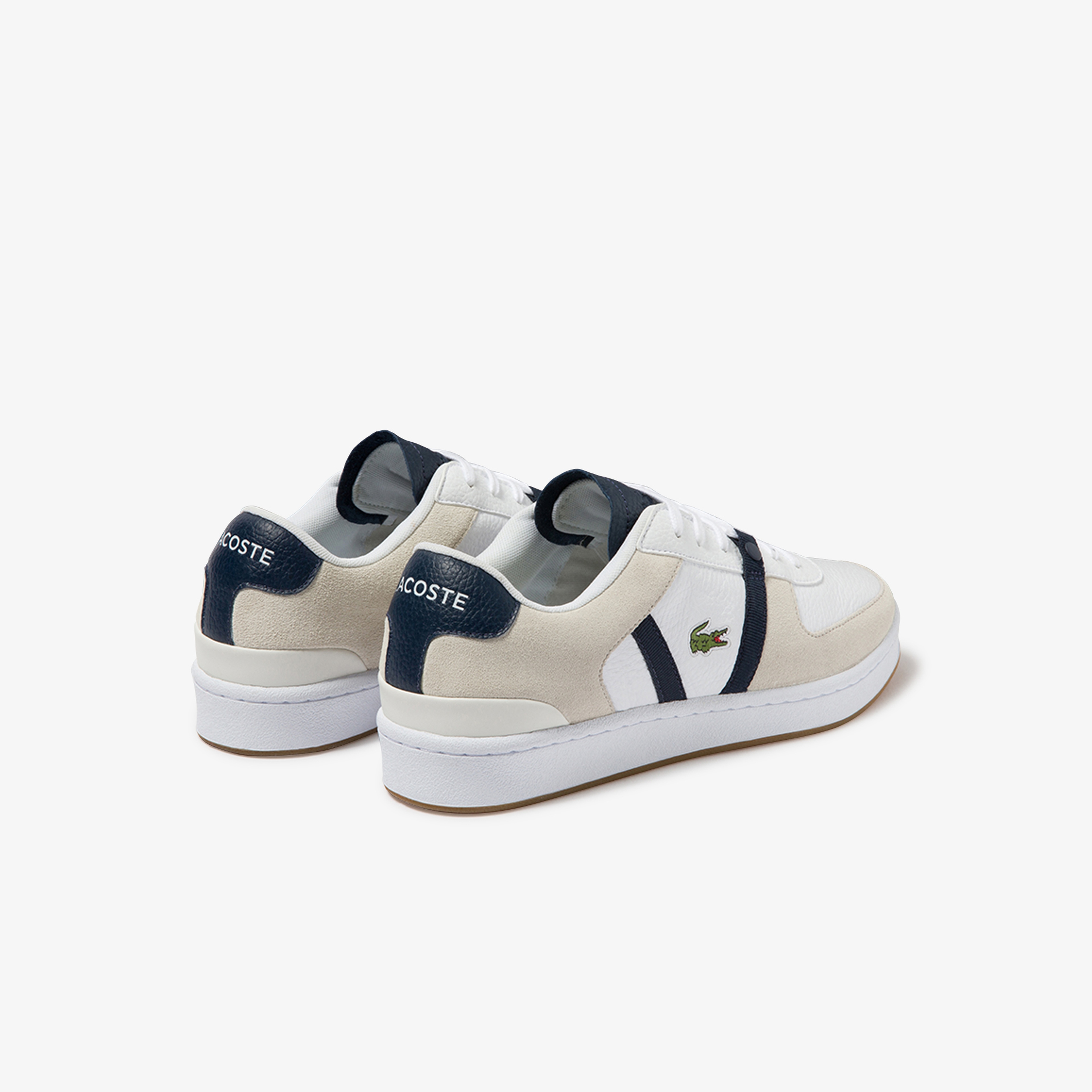 Lacoste Splitstep 120 2 Sma Erkek Beyaz Deri Sneaker