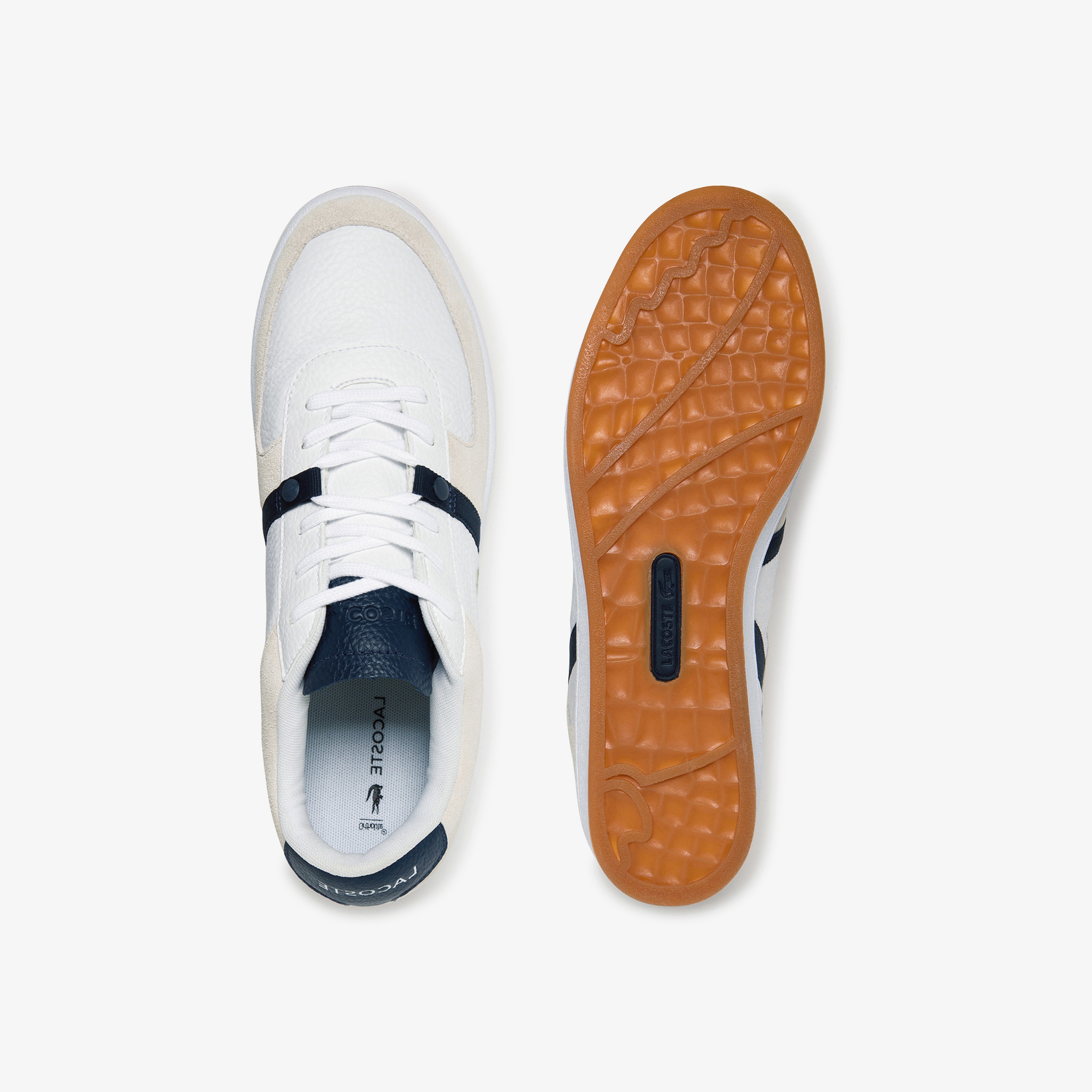 Lacoste Splitstep 120 2 Sma Erkek Beyaz Deri Sneaker
