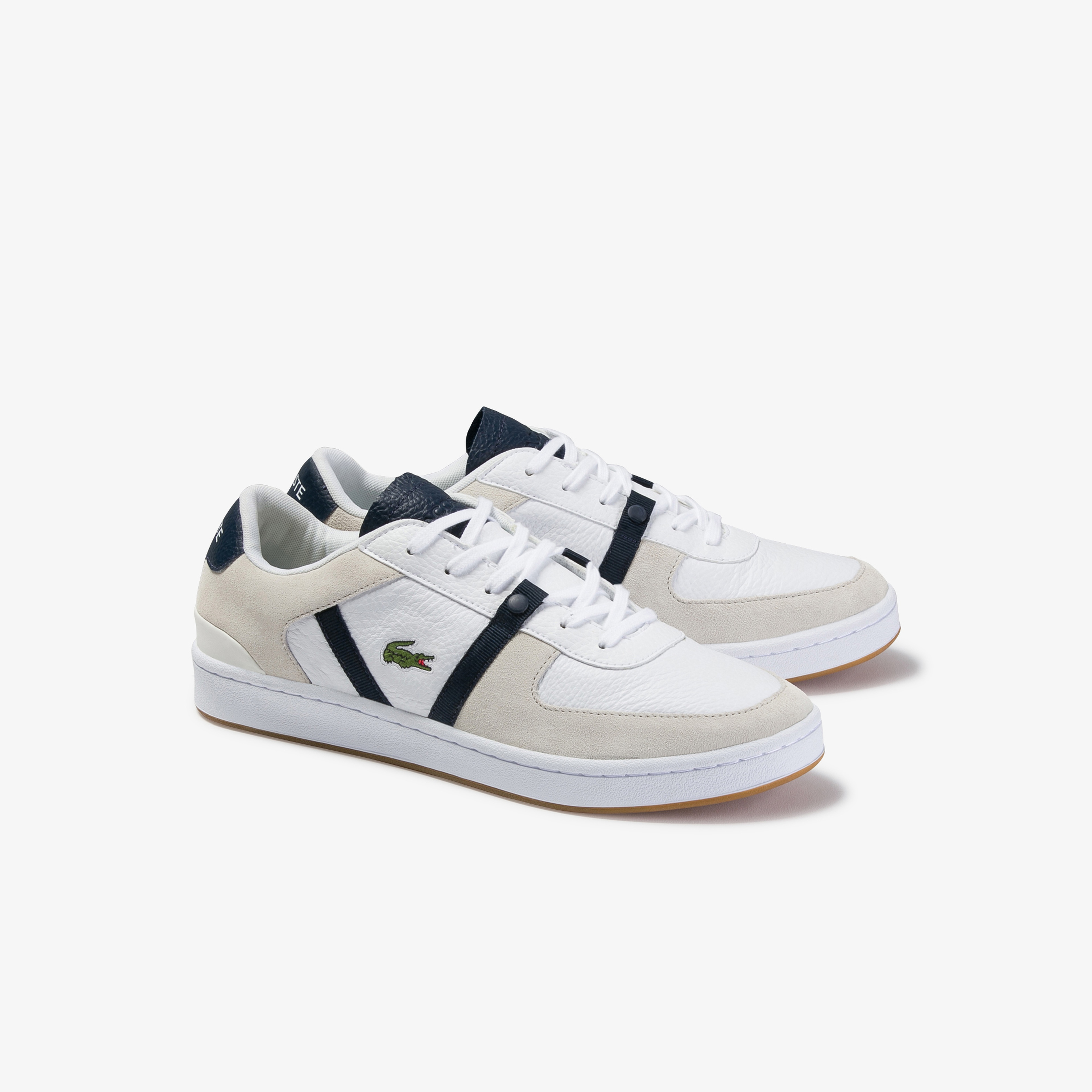 Lacoste Splitstep 120 2 Sma Erkek Beyaz Deri Sneaker
