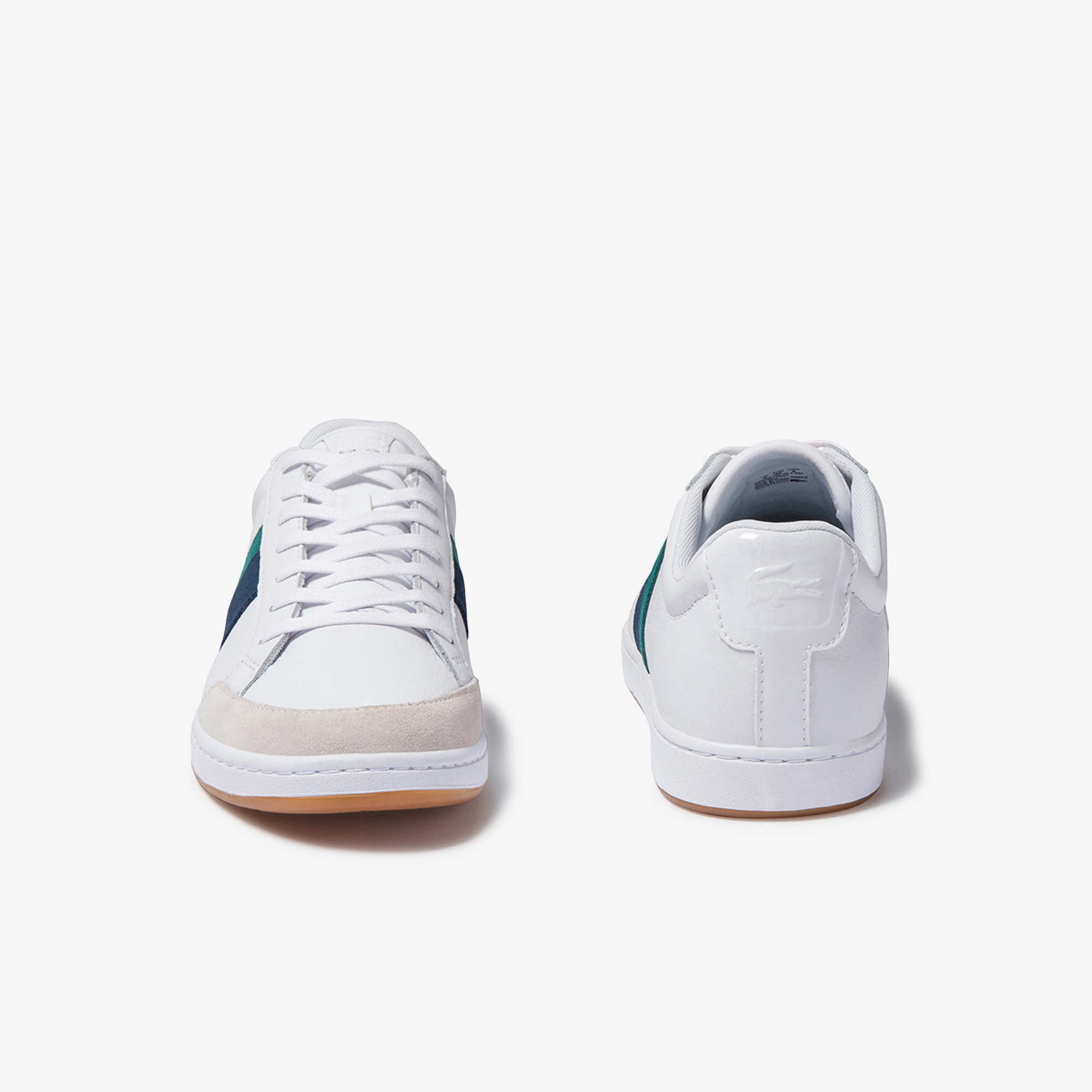 Lacoste Carnaby Ace 120 8 Sma Erkek Beyaz Deri Renk Bloklu Sneaker