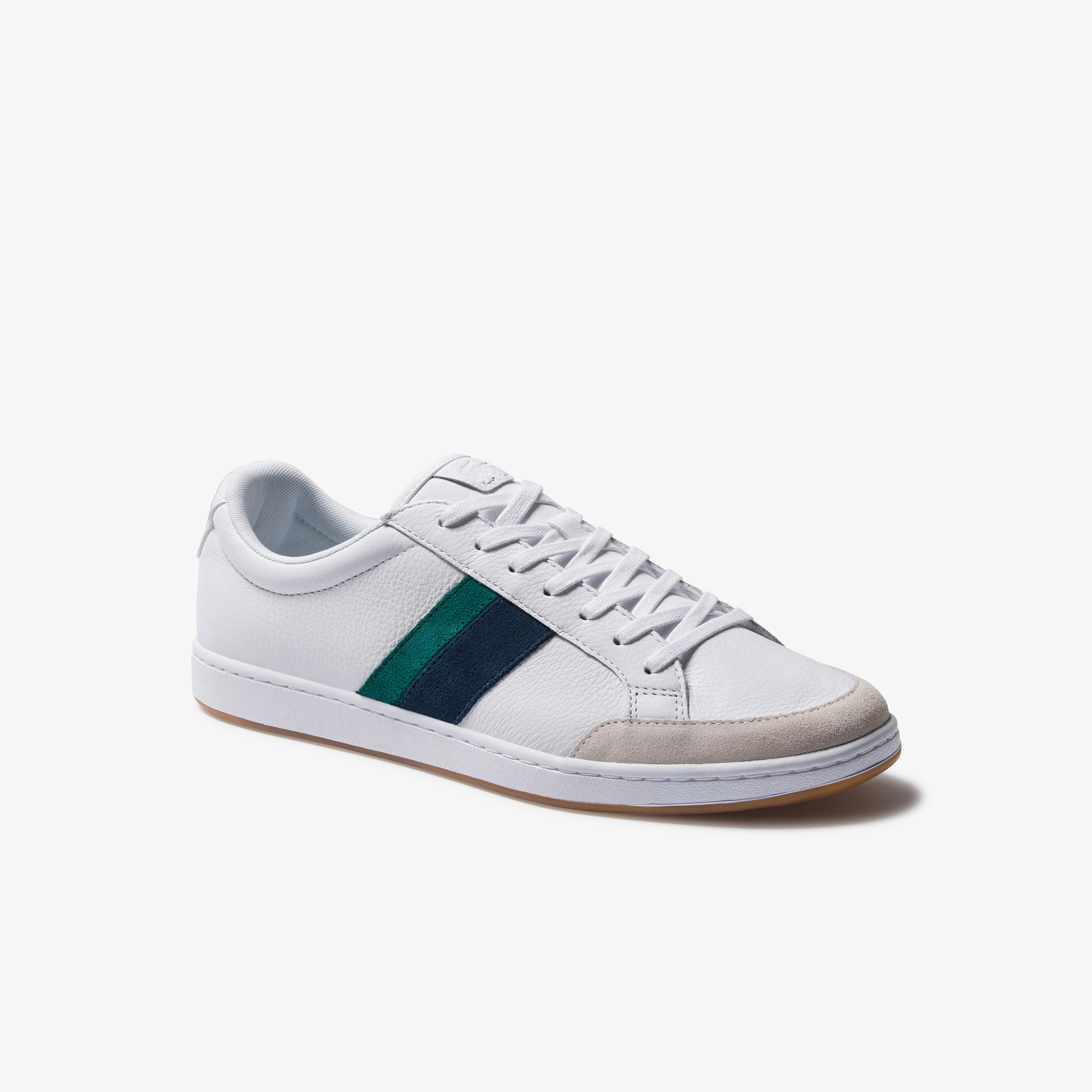 Lacoste Carnaby Ace 120 8 Sma Erkek Beyaz Deri Renk Bloklu Sneaker