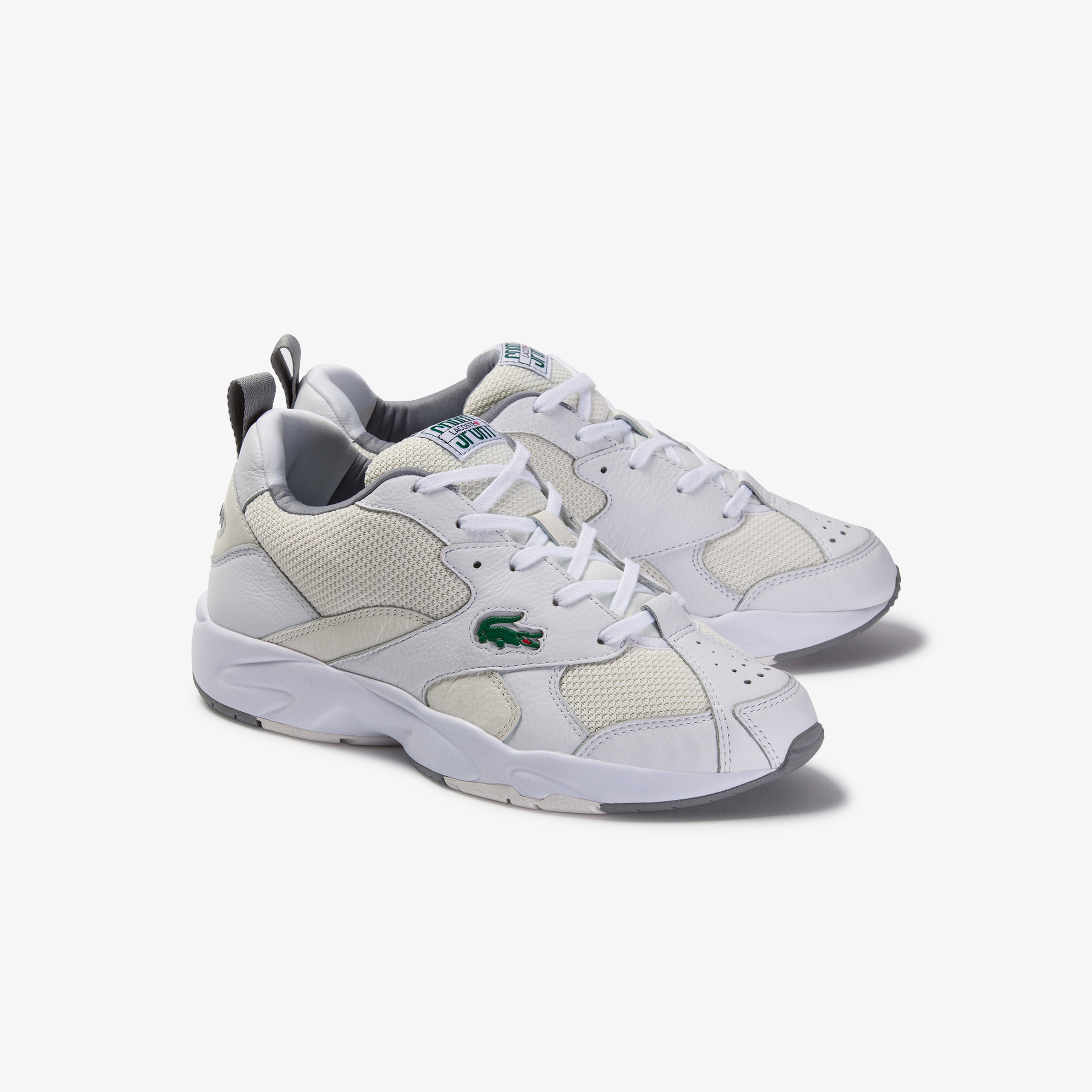 Lacoste Storm 96 120 2 Sma Erkek Beyaz File Detaylı Sneaker