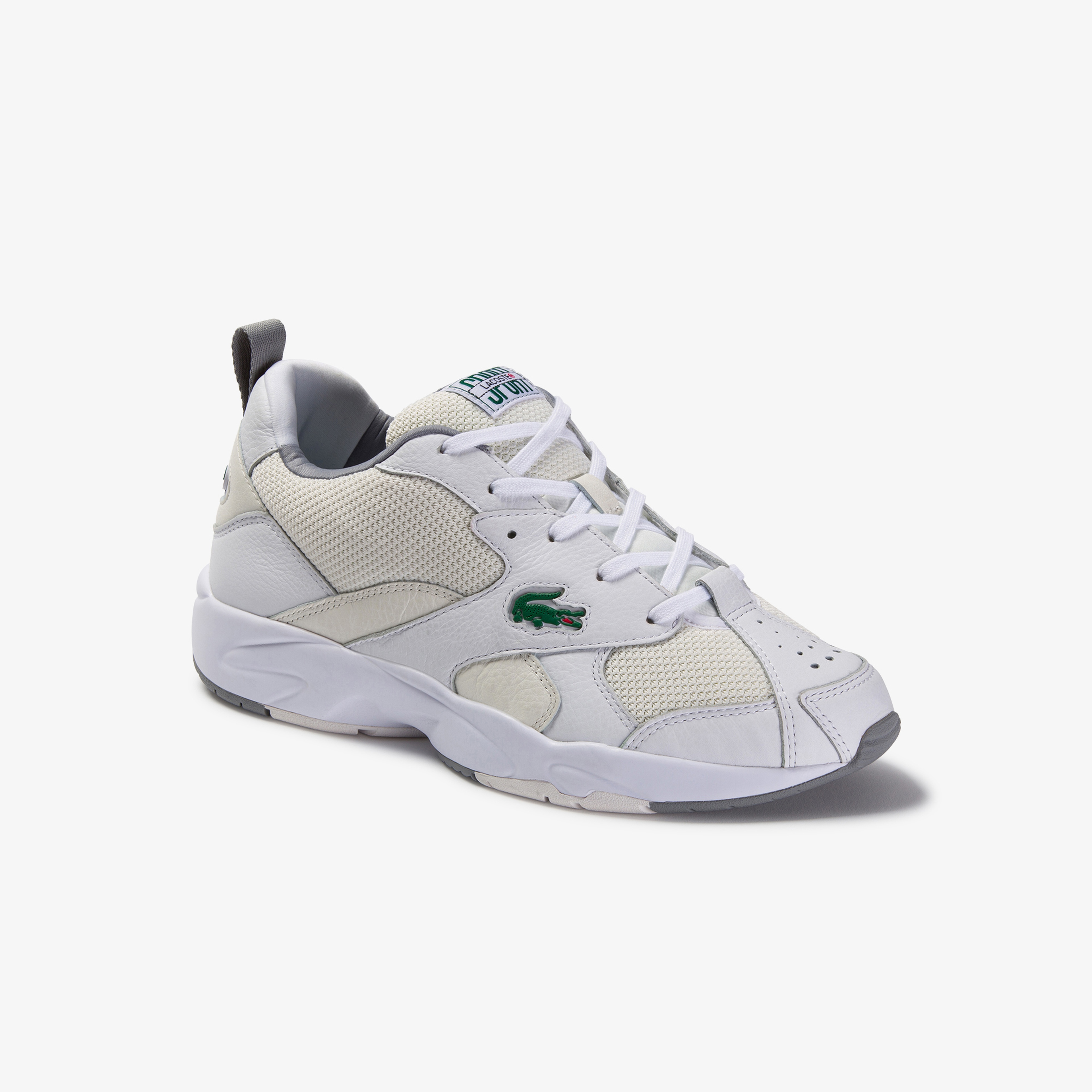Lacoste Storm 96 120 2 Sma Erkek Beyaz File Detaylı Sneaker