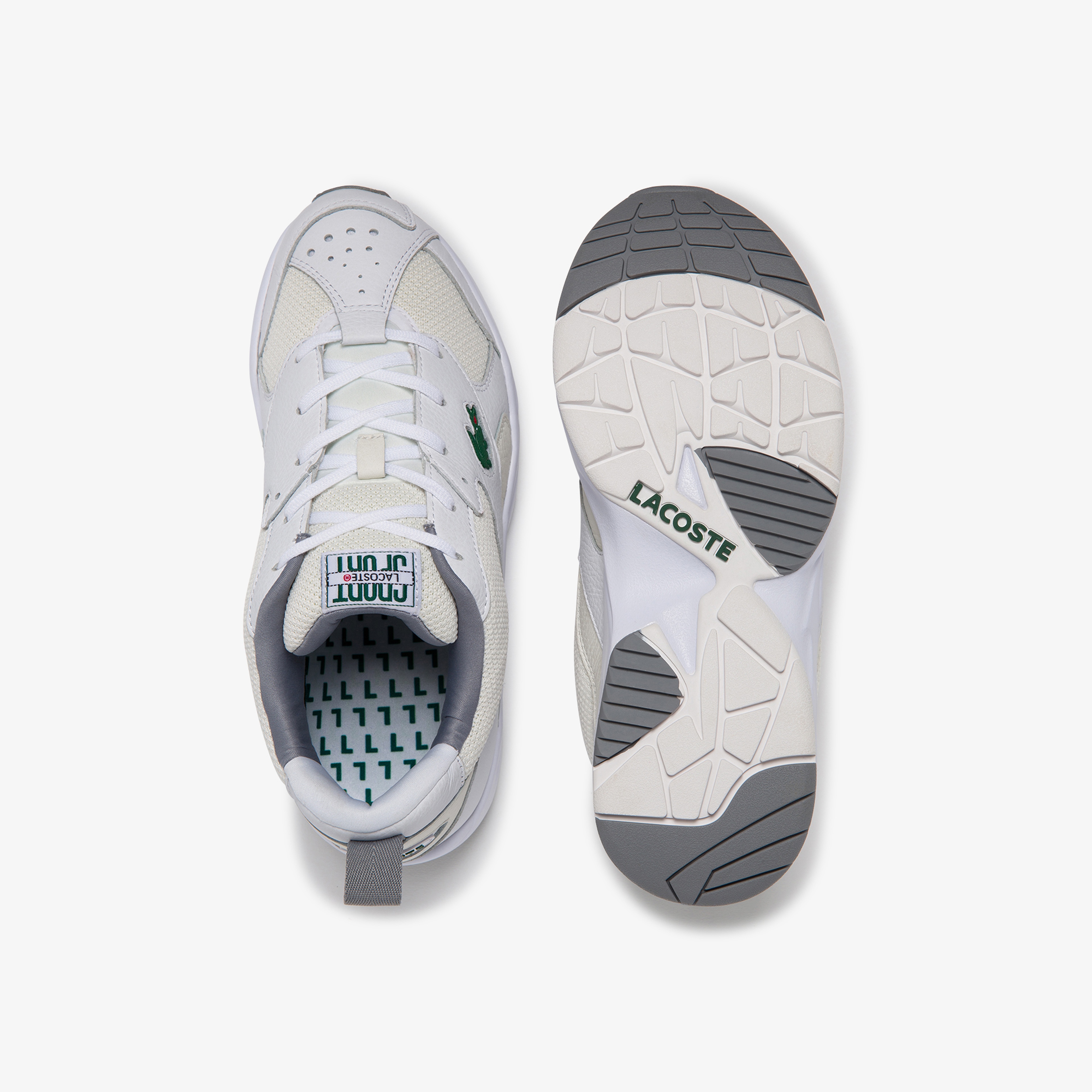 Lacoste Storm 96 120 2 Sma Erkek Beyaz File Detaylı Sneaker