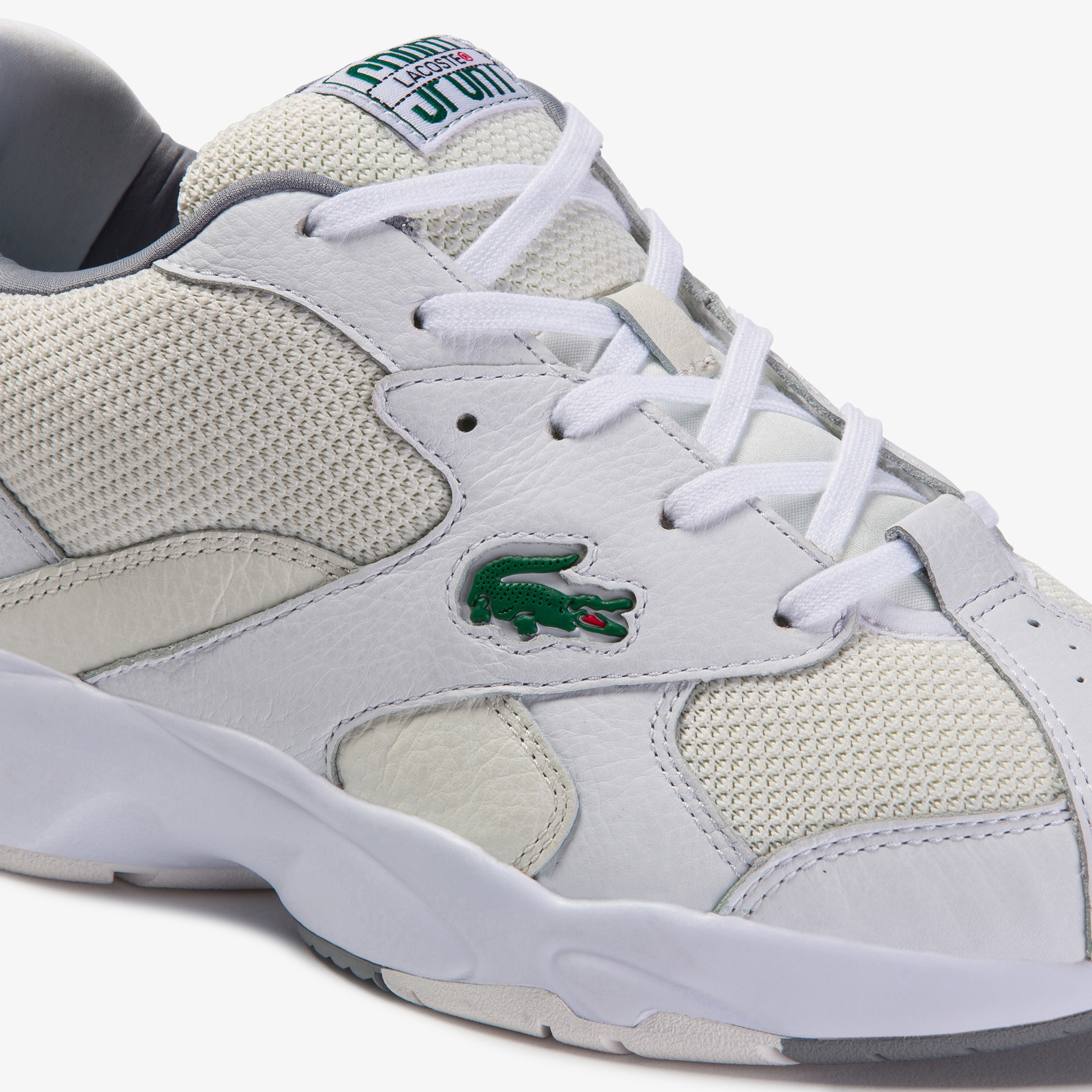 Lacoste Storm 96 120 2 Sma Erkek Beyaz File Detaylı Sneaker