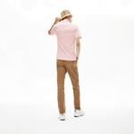 Erkek Regular Fit Pembe Paris Polo