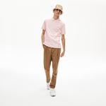 Erkek Regular Fit Pembe Paris Polo