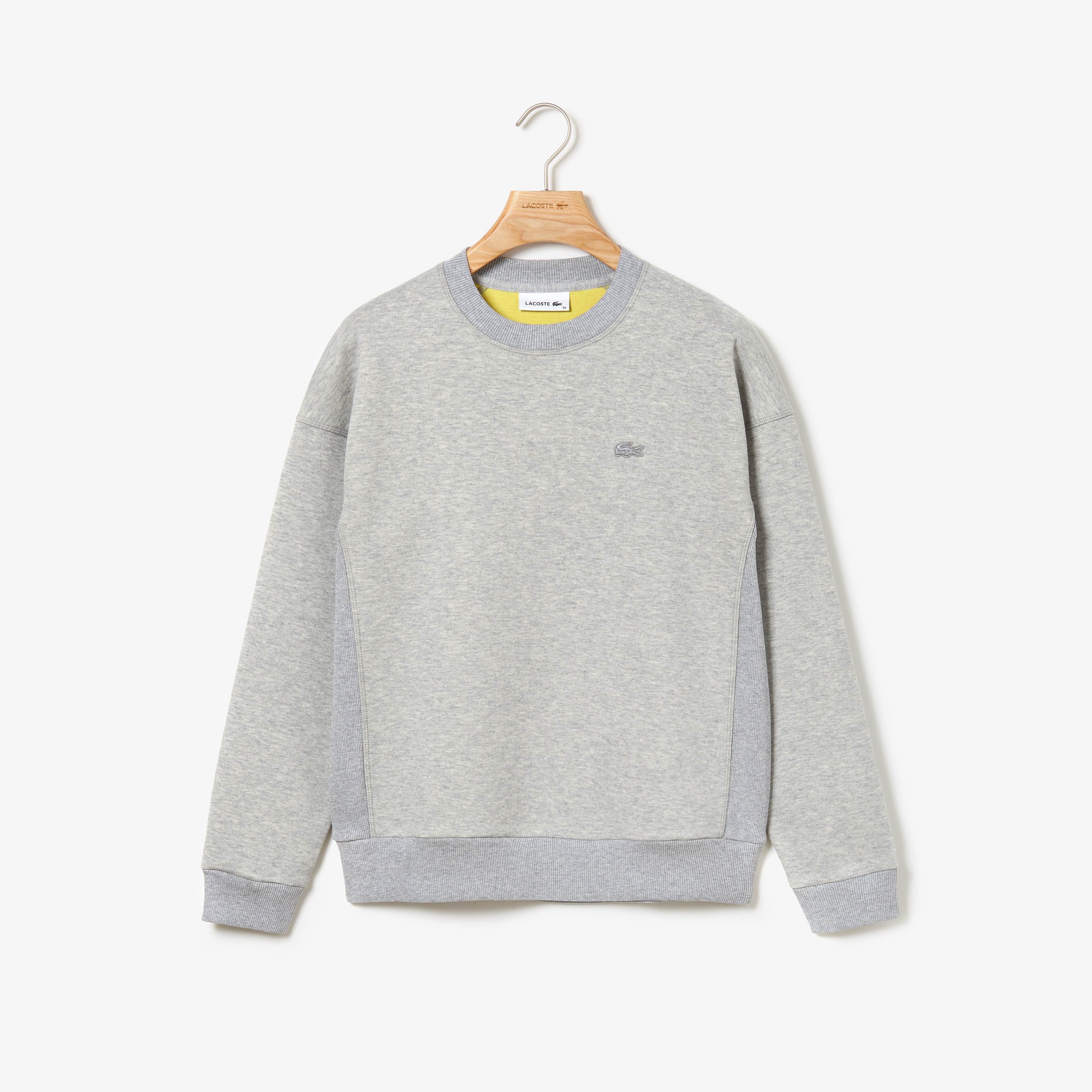 Lacoste Kadın Bisiklet Yaka Gri Sweatshirt