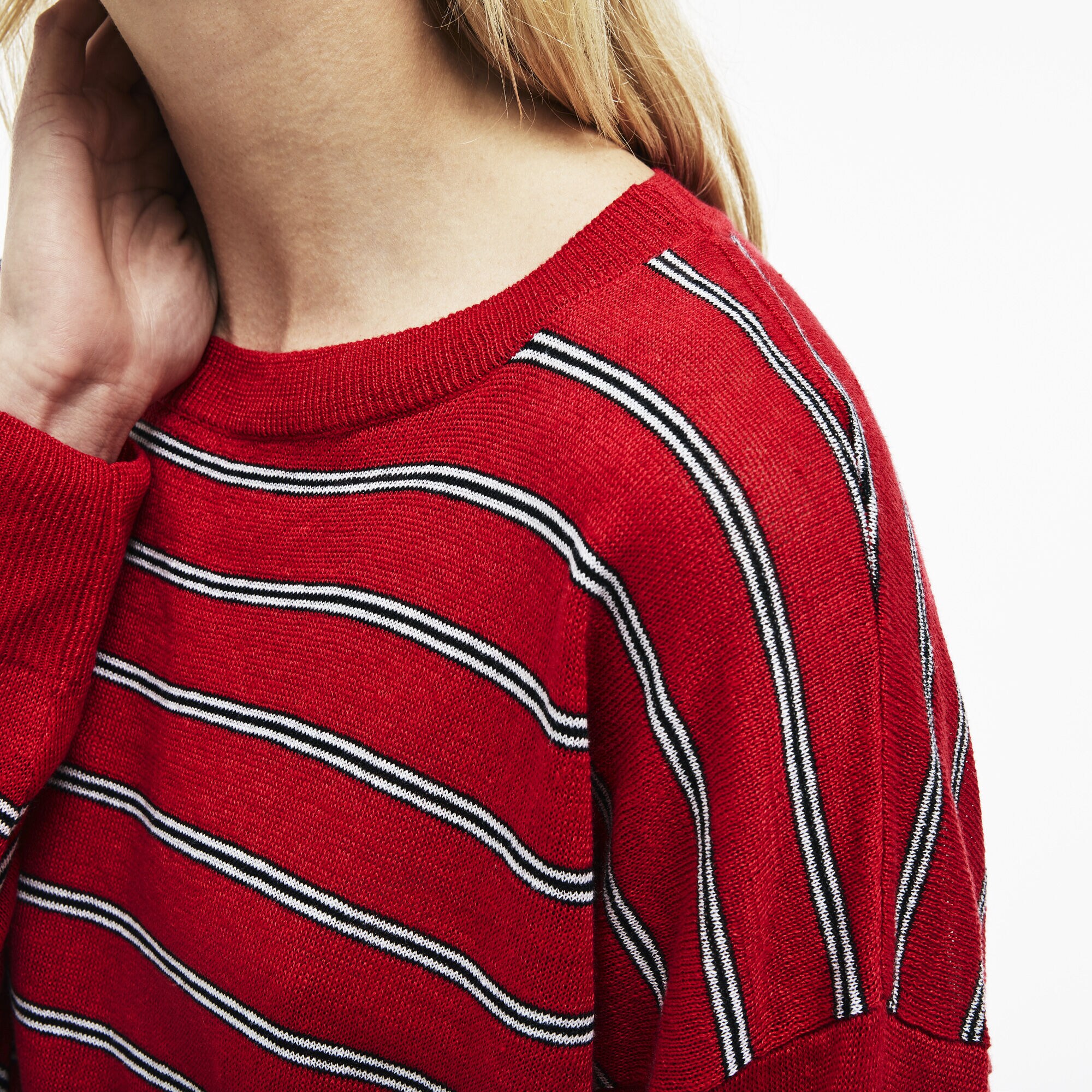 Lacoste Kadın Kırmızı Triko