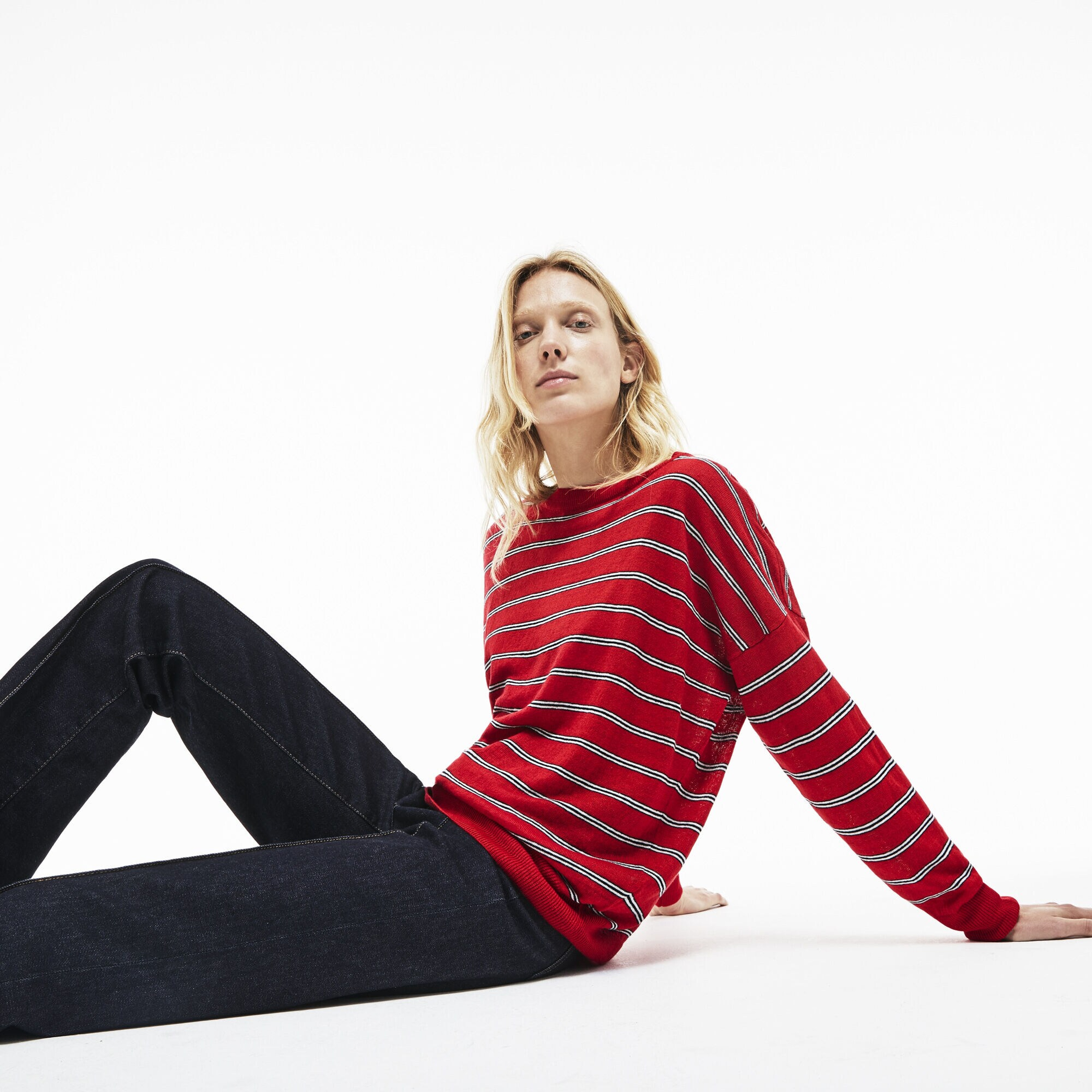 Lacoste Kadın Kırmızı Triko