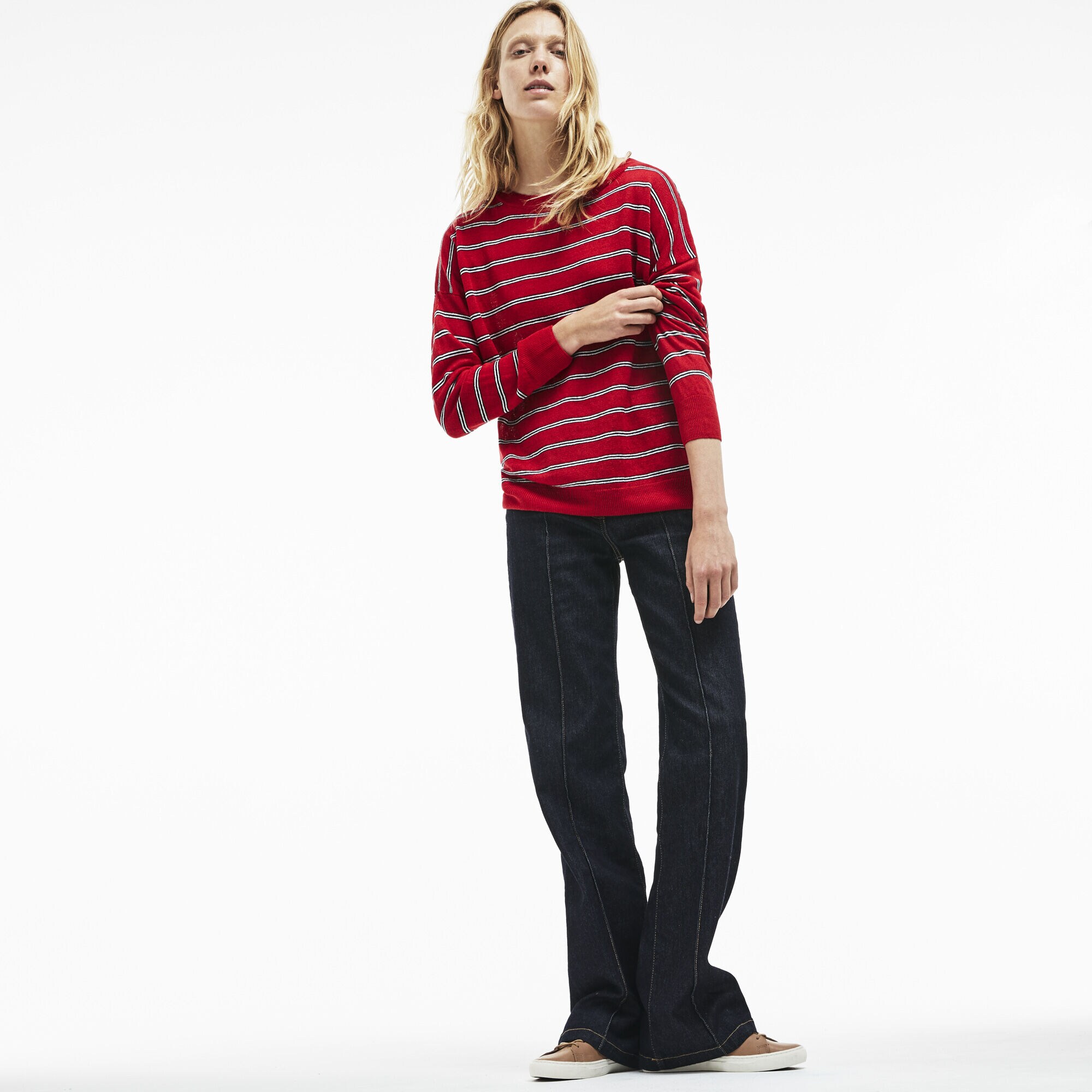 Lacoste Kadın Kırmızı Triko