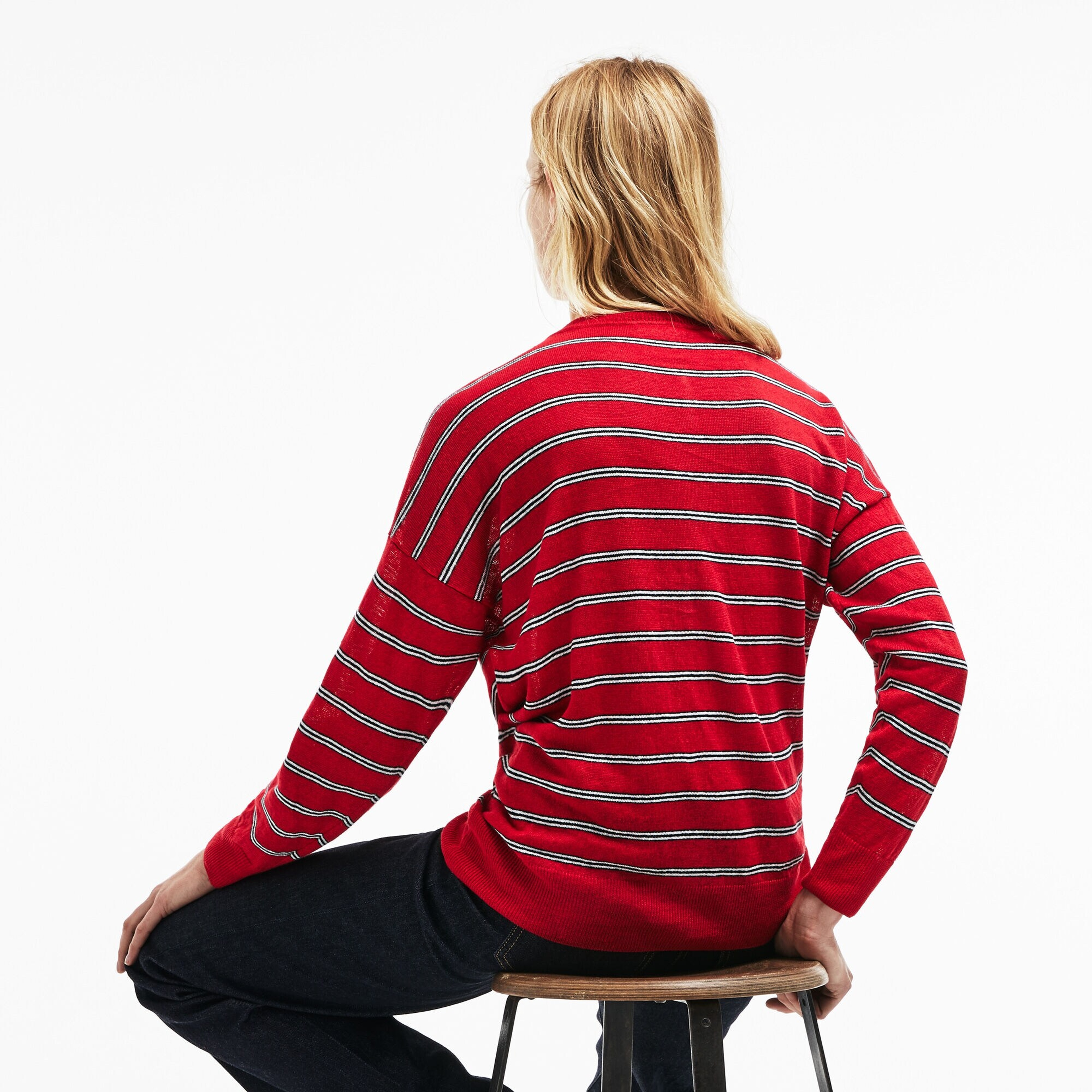 Lacoste Kadın Kırmızı Triko