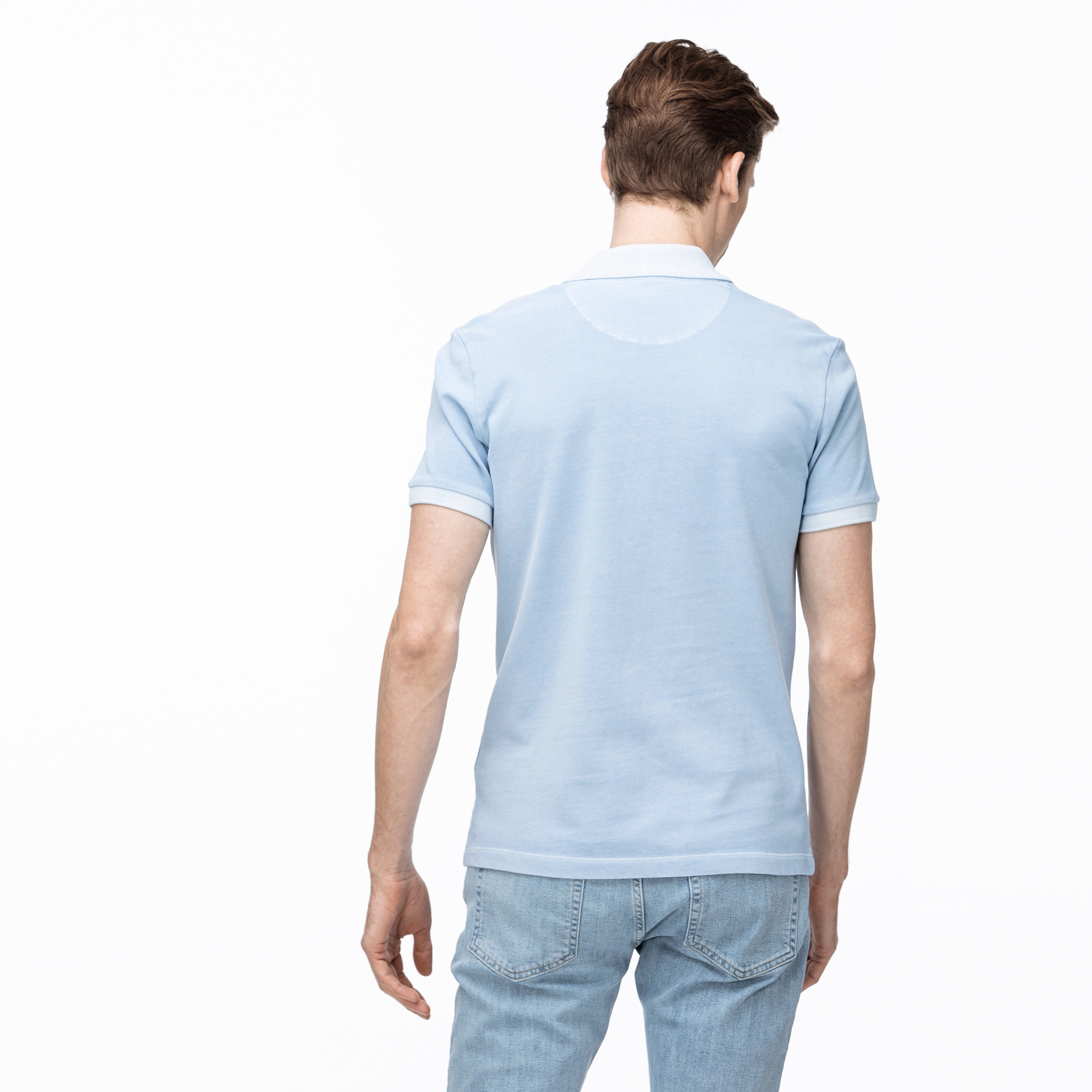 Lacoste Erkek Slim Fit Açık Mavi Polo