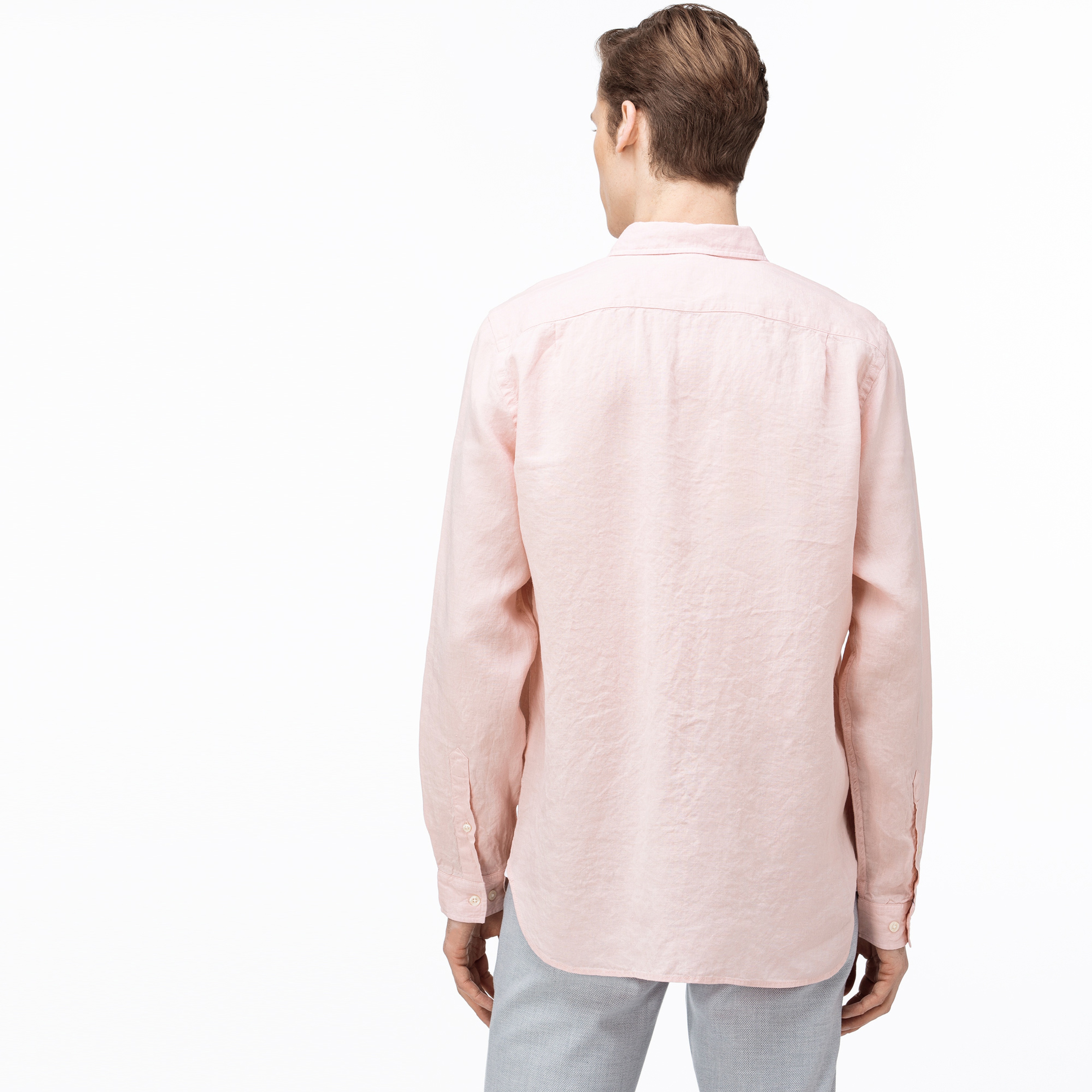 Lacoste Men's Regular Fit Linen Shirt