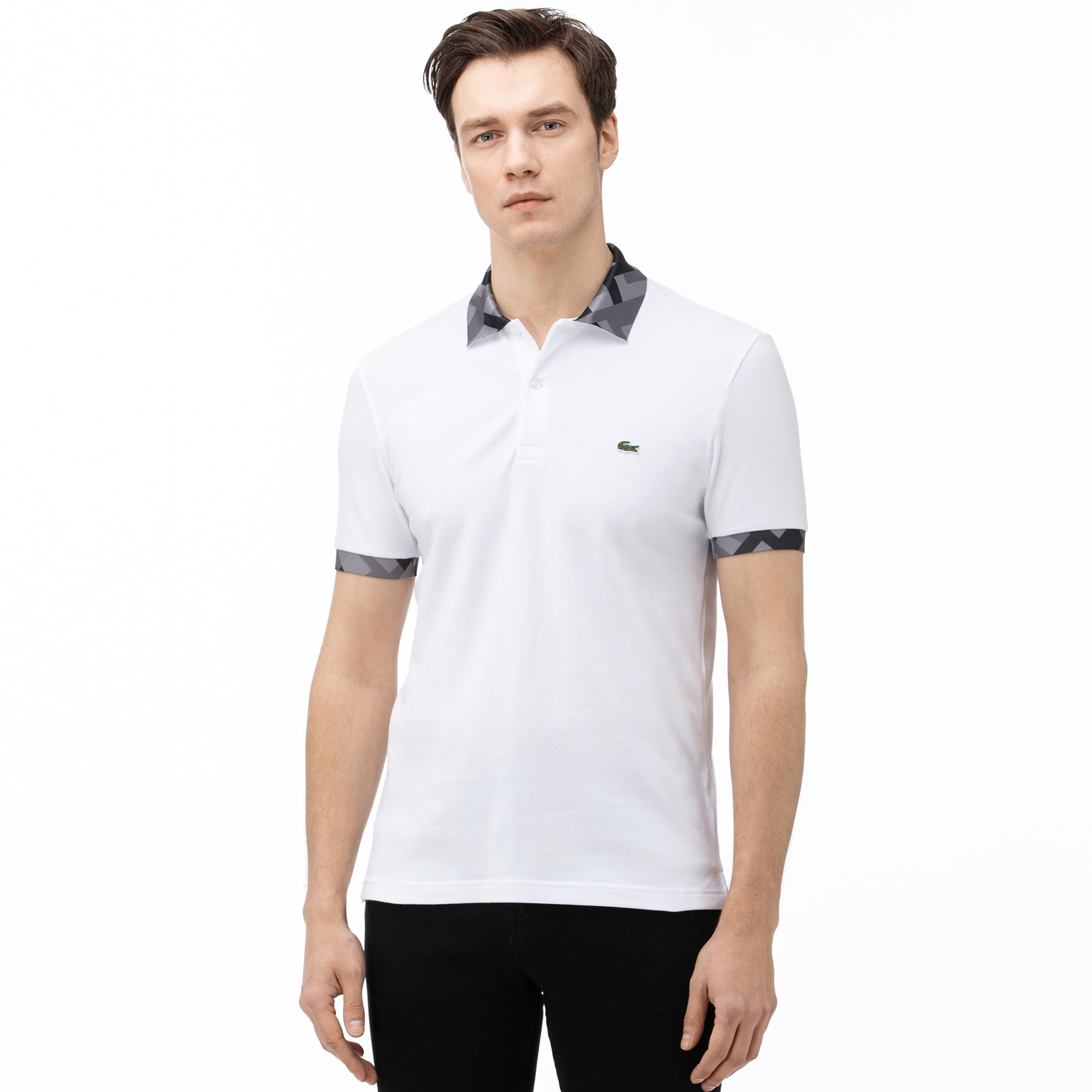 Lacoste Erkek Slim Fit Beyaz Polo