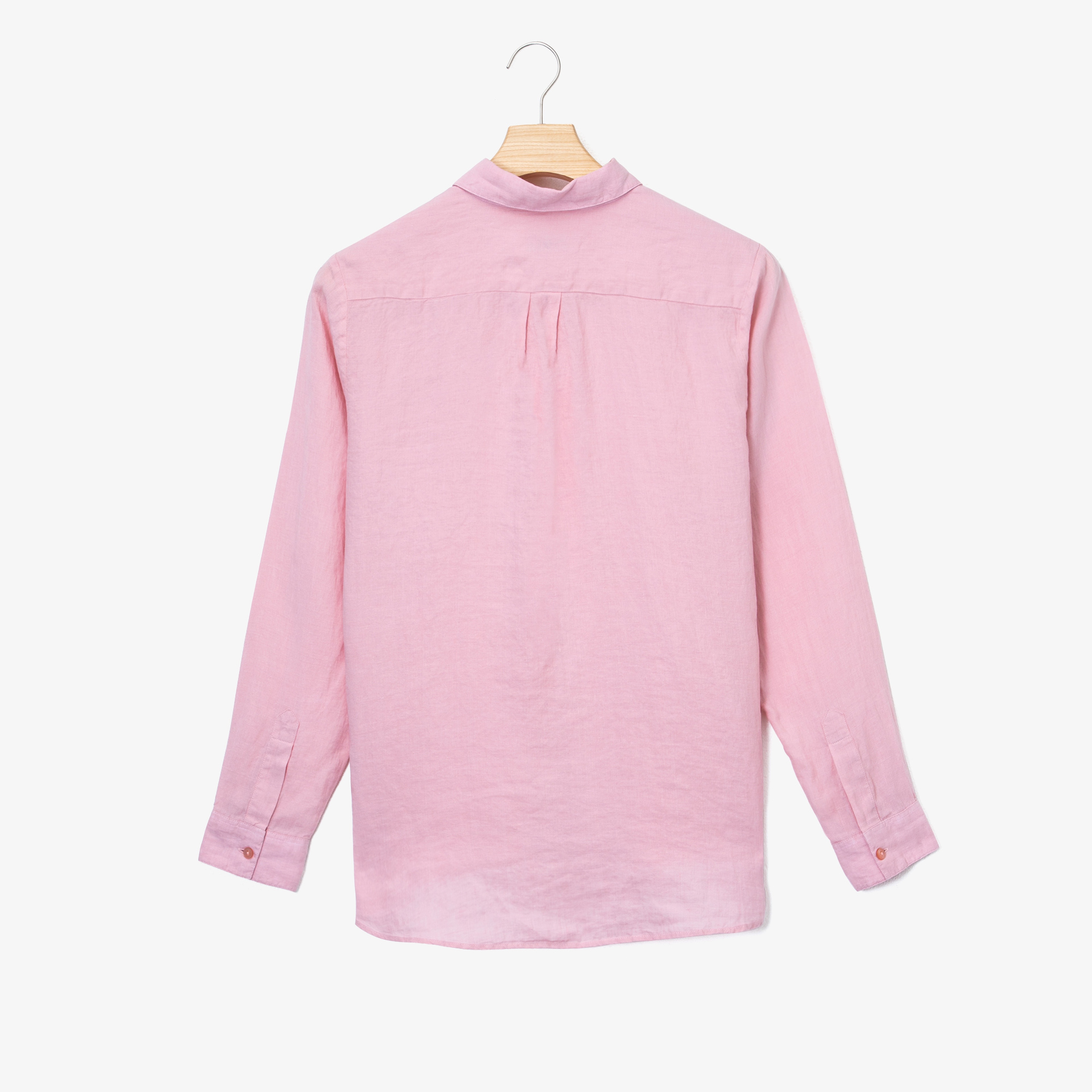 Lacoste Kadın Açık Pembe Keten Gömlek