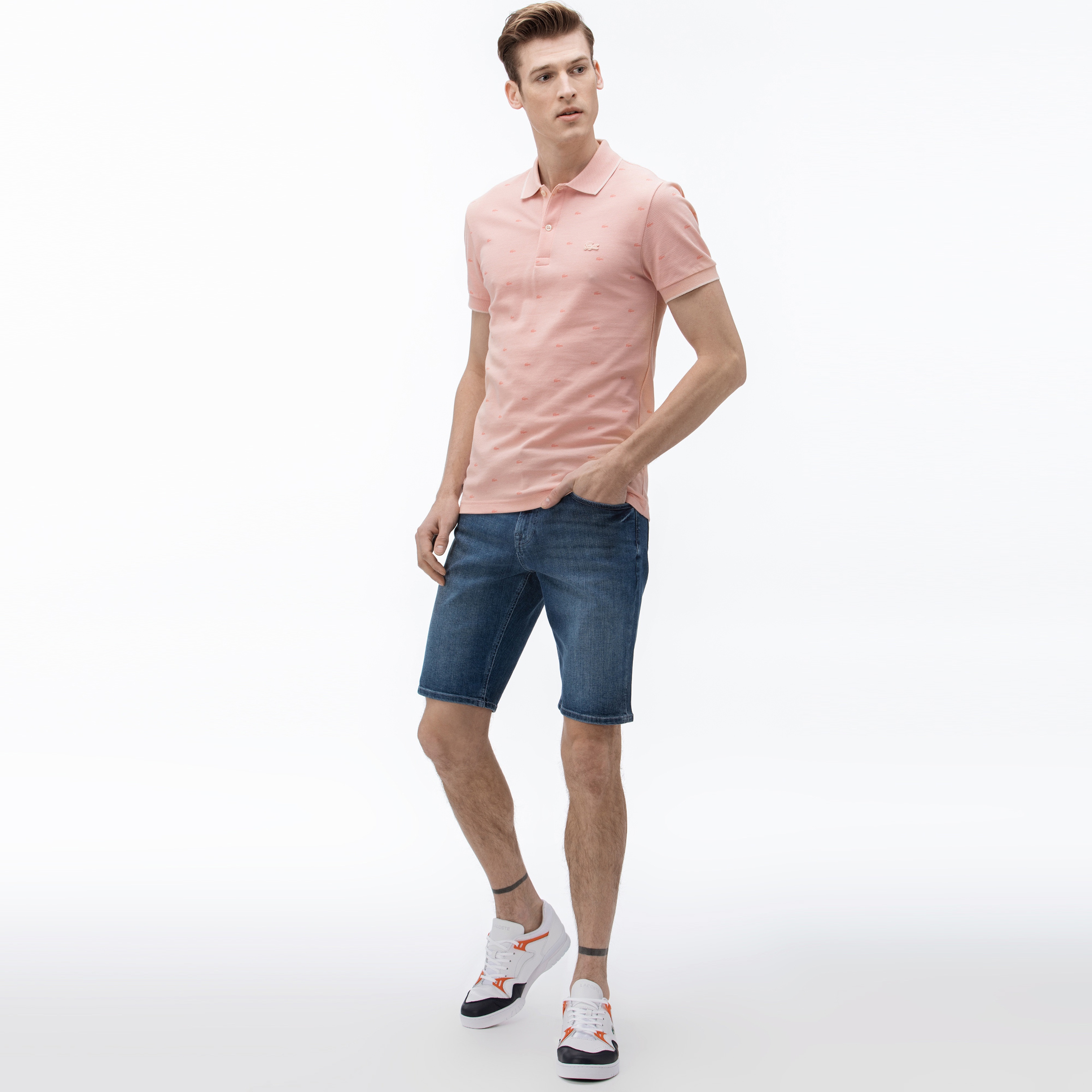 Lacoste Erkek Denim Lacivert Bermuda Şort