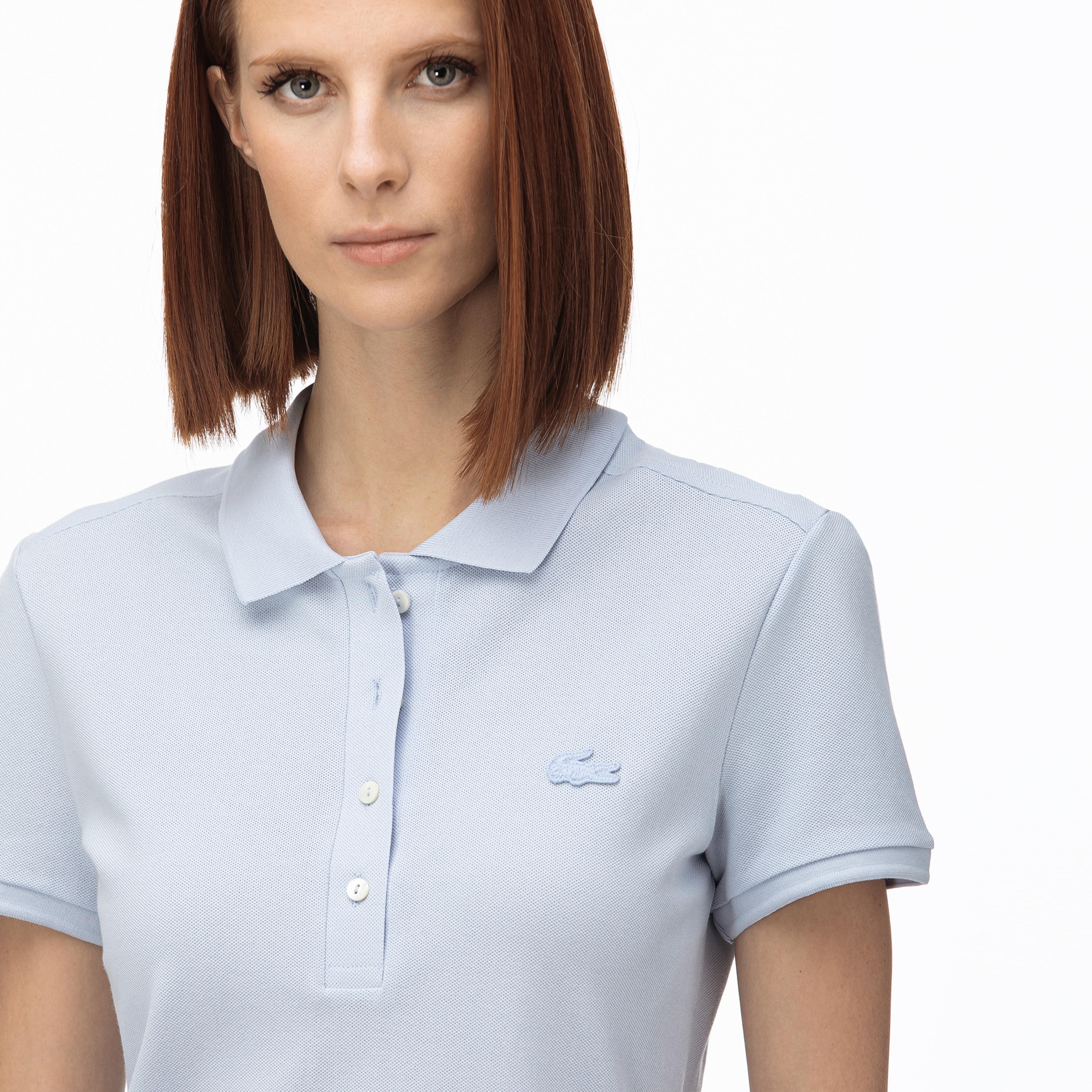 Lacoste Kadın Açık Mavi Polo Yaka Elbise