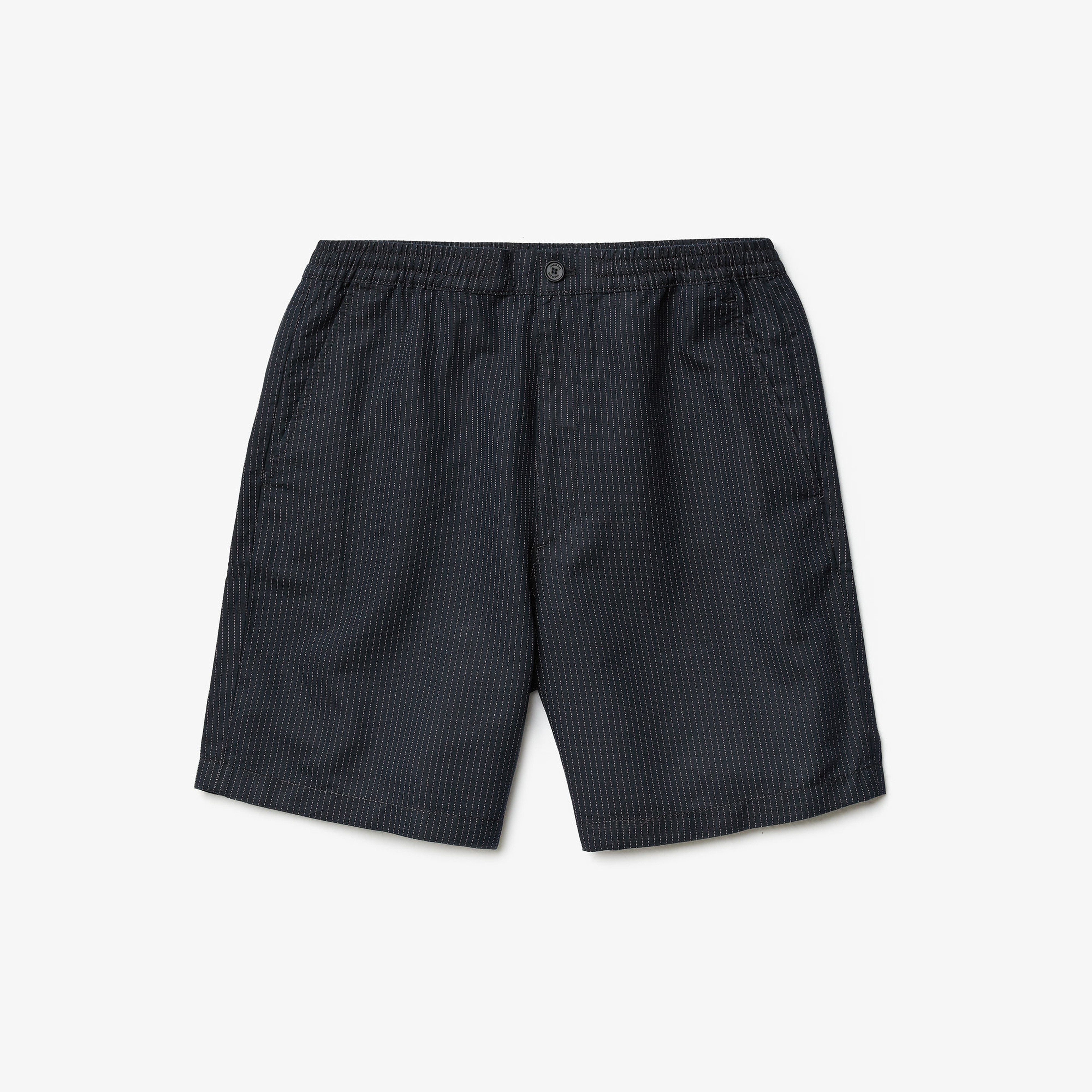 Lacoste Erkek Çizgili Lacivert Bermuda Şort