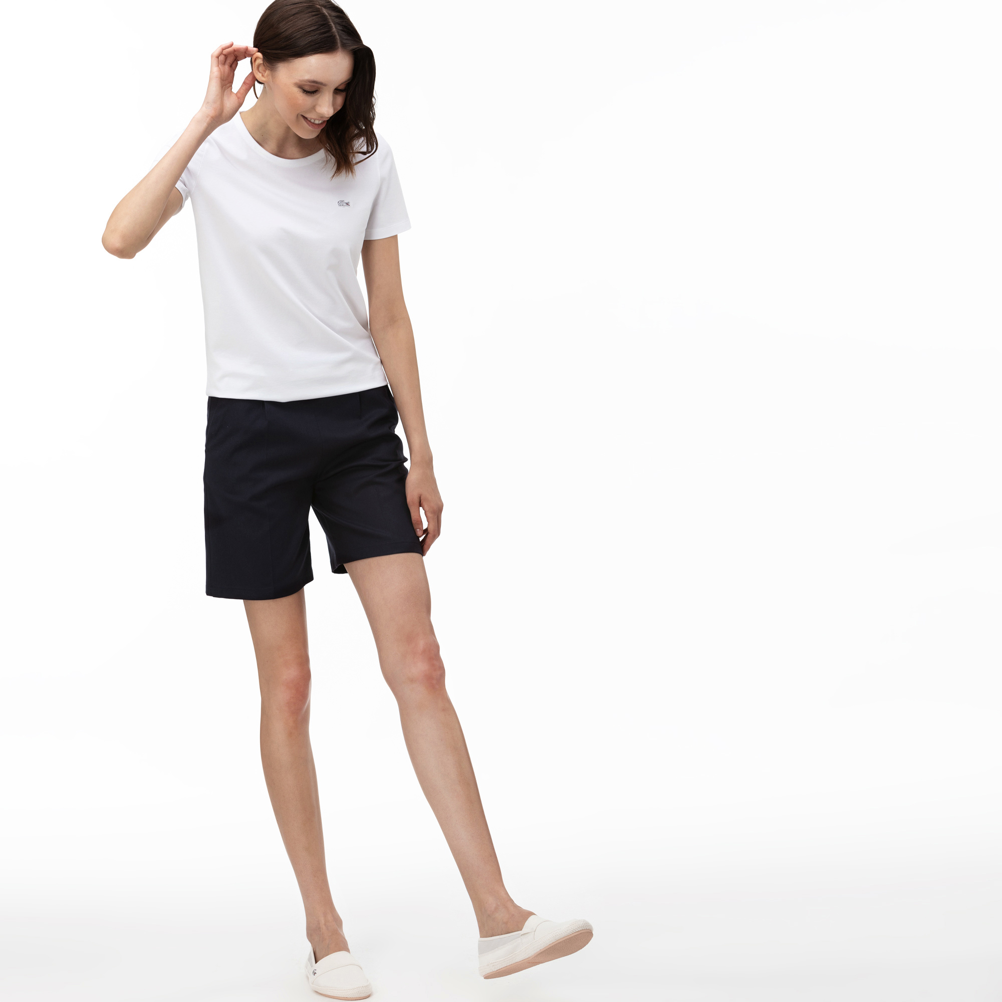 Lacoste Kadın Lacivert Şort