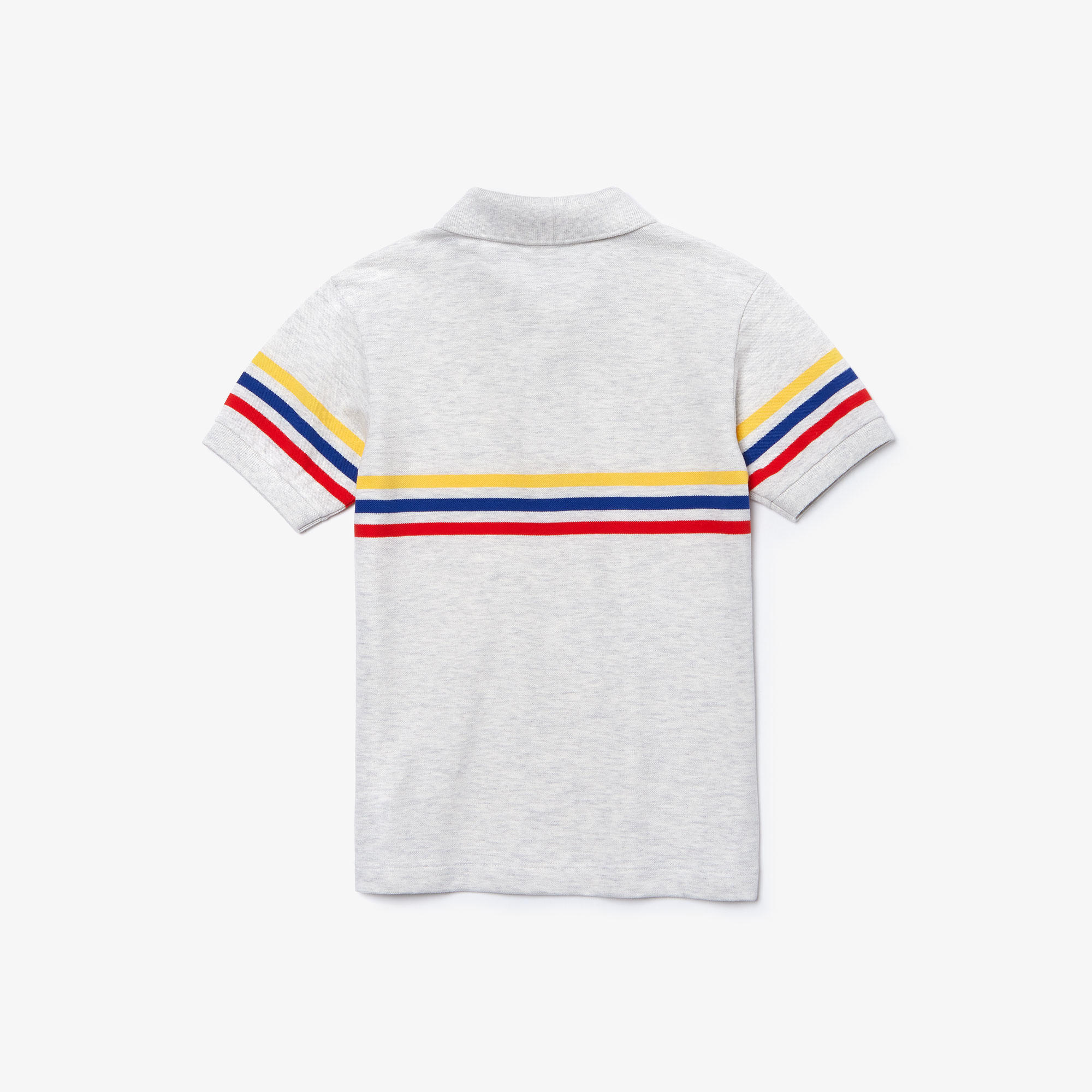 Lacoste Çocuk Çizgili Gri Polo