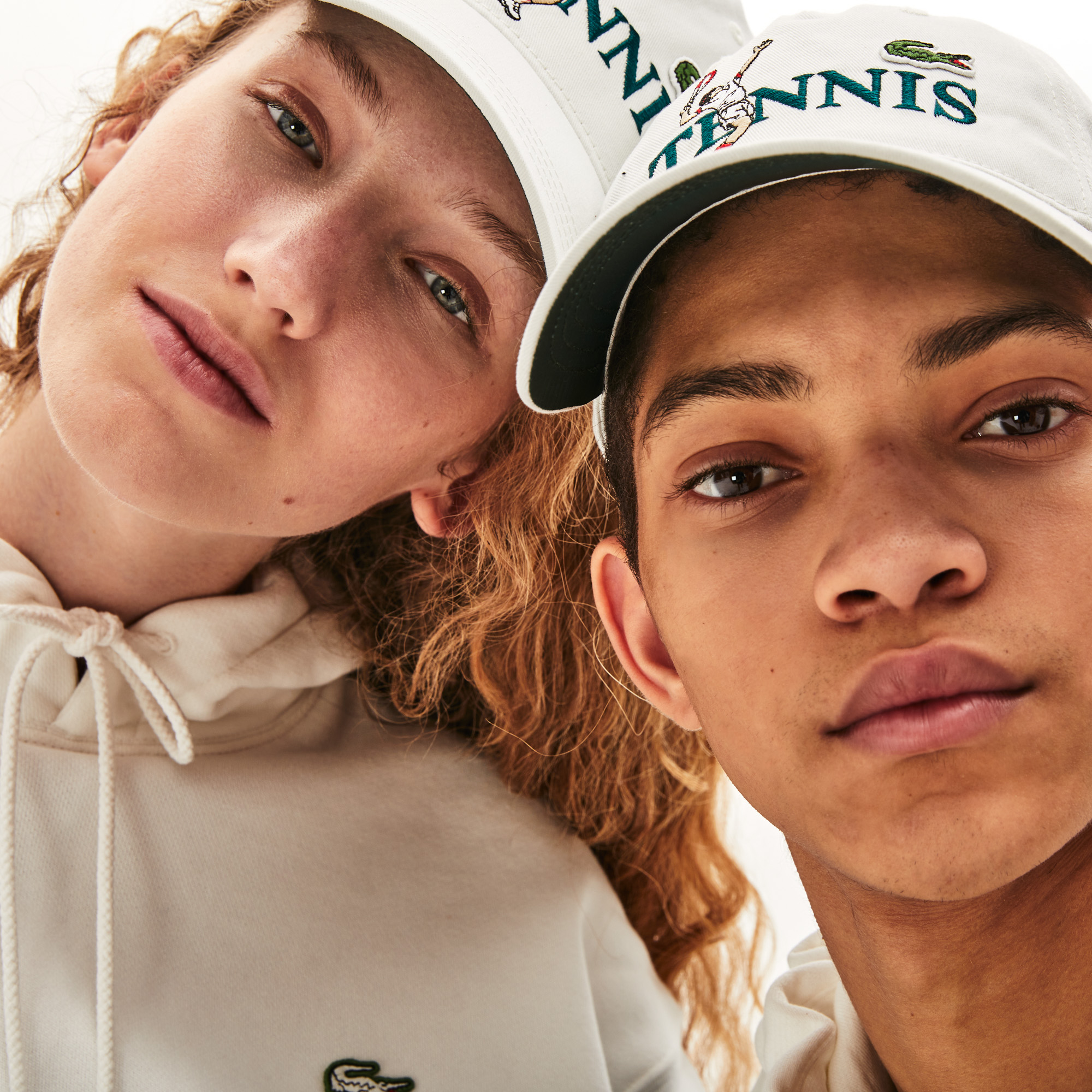 Lacoste L!VE Unisex Beyaz Şapka