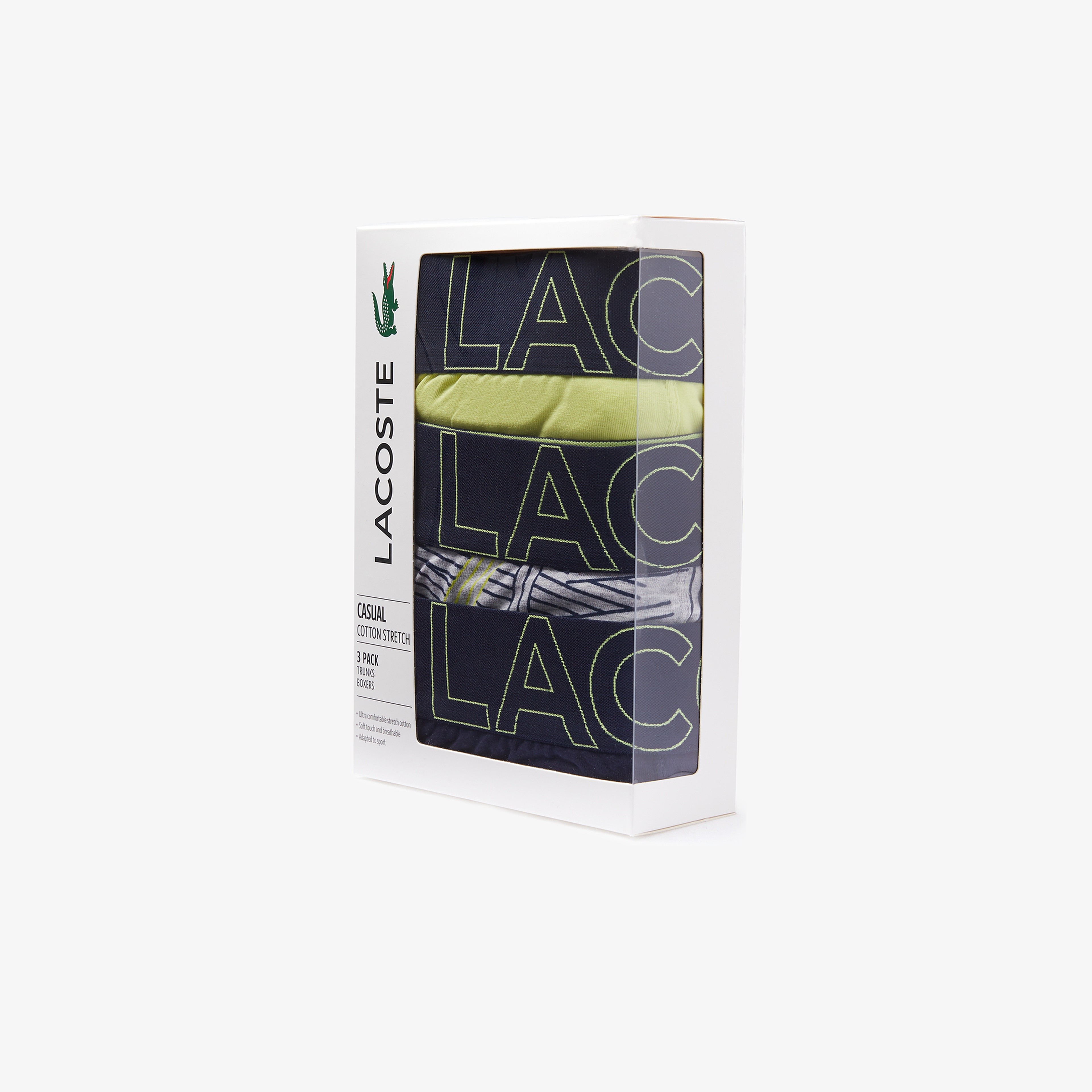 Lacoste Erkek Desenli Renkli Boxer