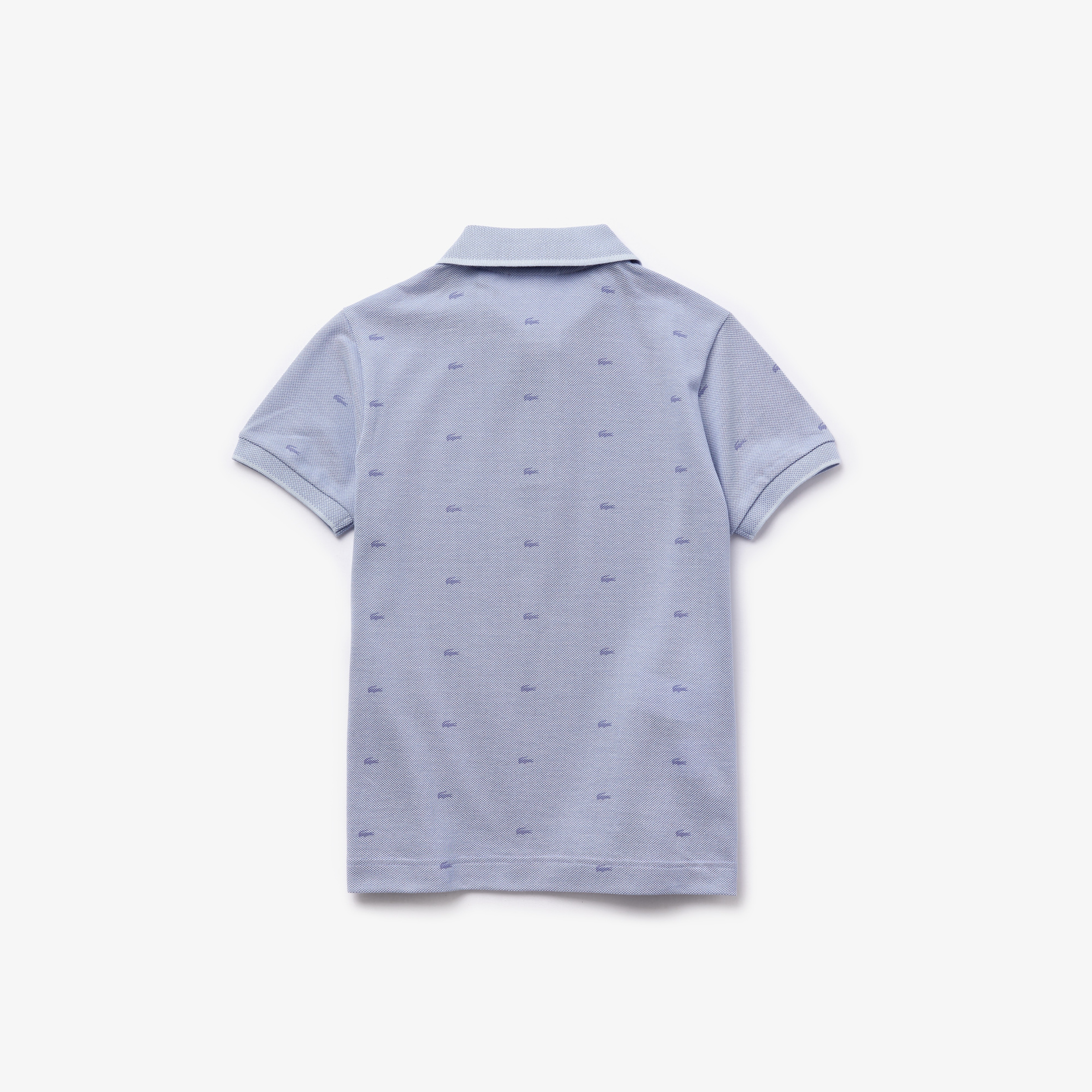 Lacoste Çocuk Timsah Baskılı Mavi Polo