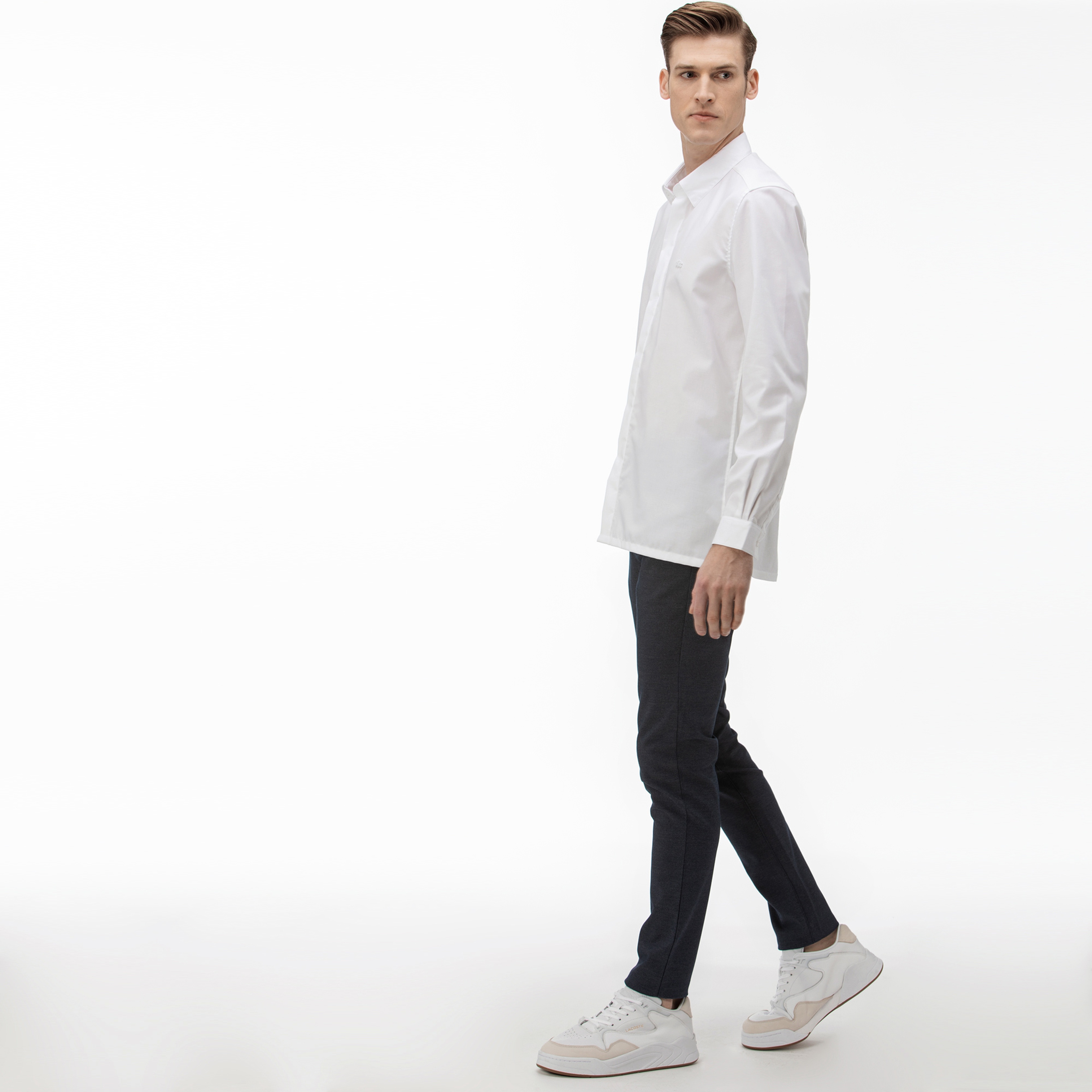 Erkek Slim Fit Lacivert Pantolon