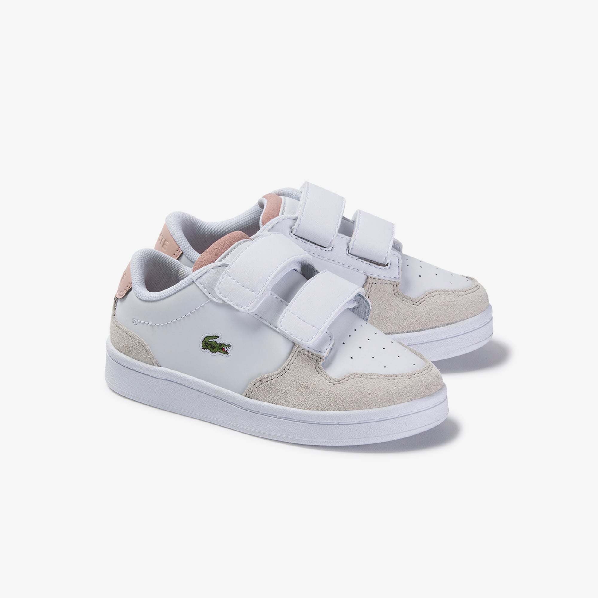Lacoste Masters Cup 120 2 Sui Çocuk Beyaz - Pudra Deri Ayakkabı