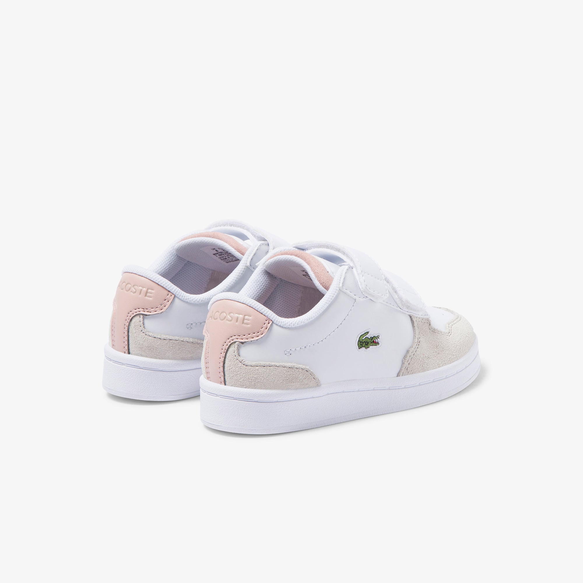 Lacoste Masters Cup 120 2 Sui Çocuk Beyaz - Pudra Deri Ayakkabı