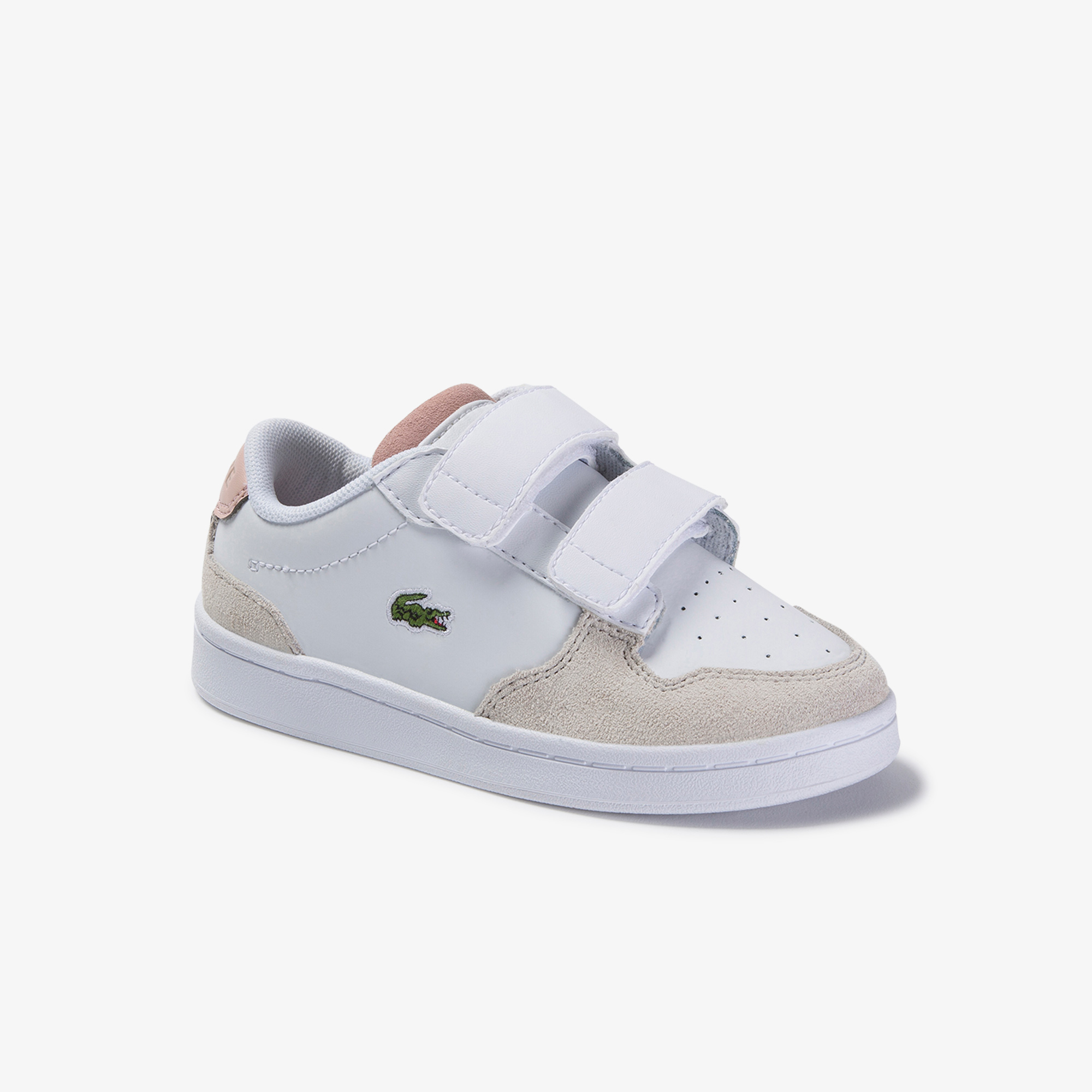 Lacoste Masters Cup 120 2 Sui Çocuk Beyaz - Pudra Deri Ayakkabı