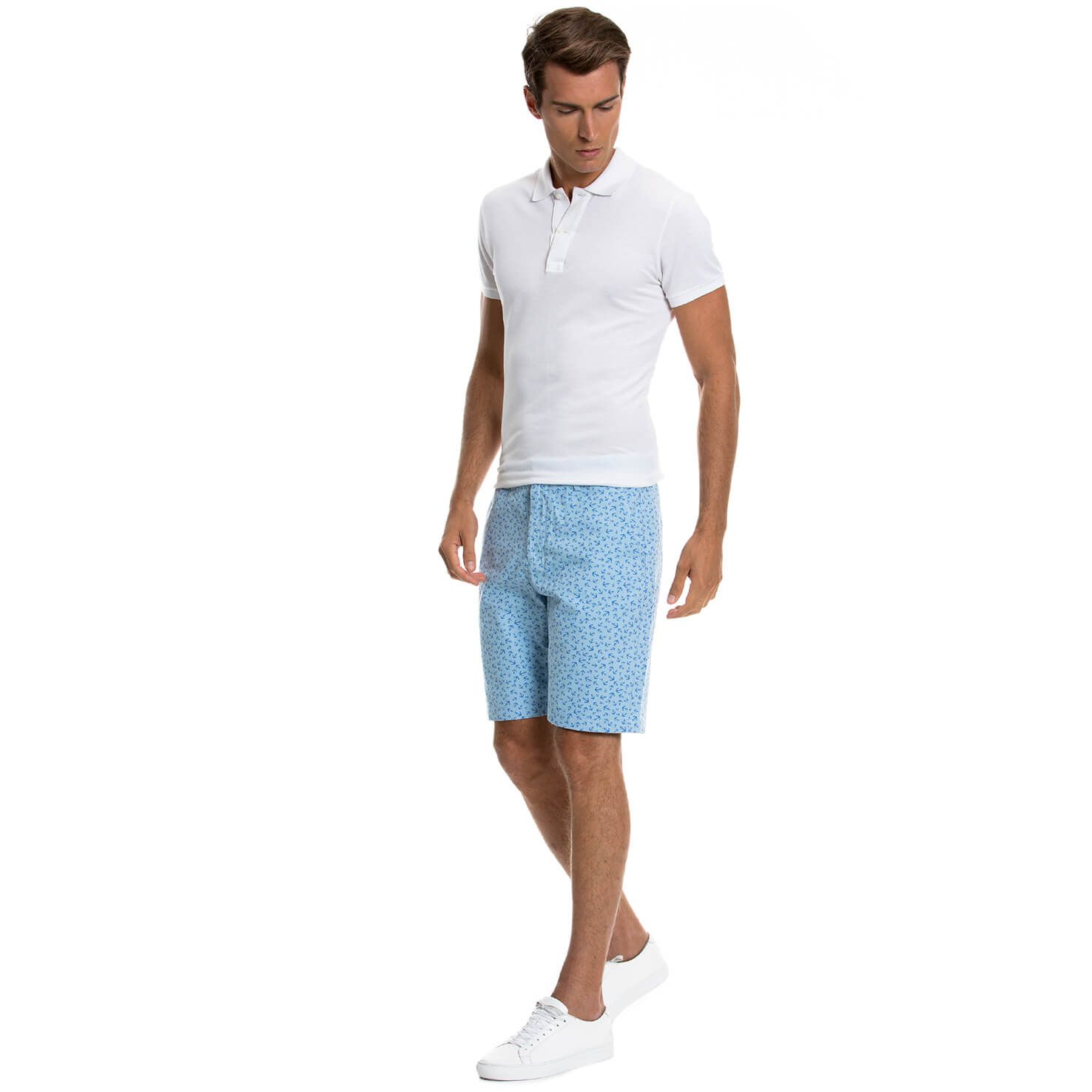 Nautica Regular Fit Mavi Bermuda Şort