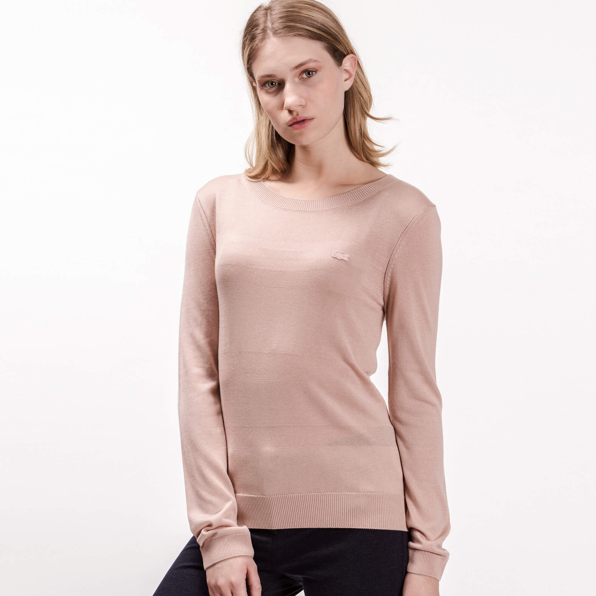 Lacoste Kadın Pembe Triko