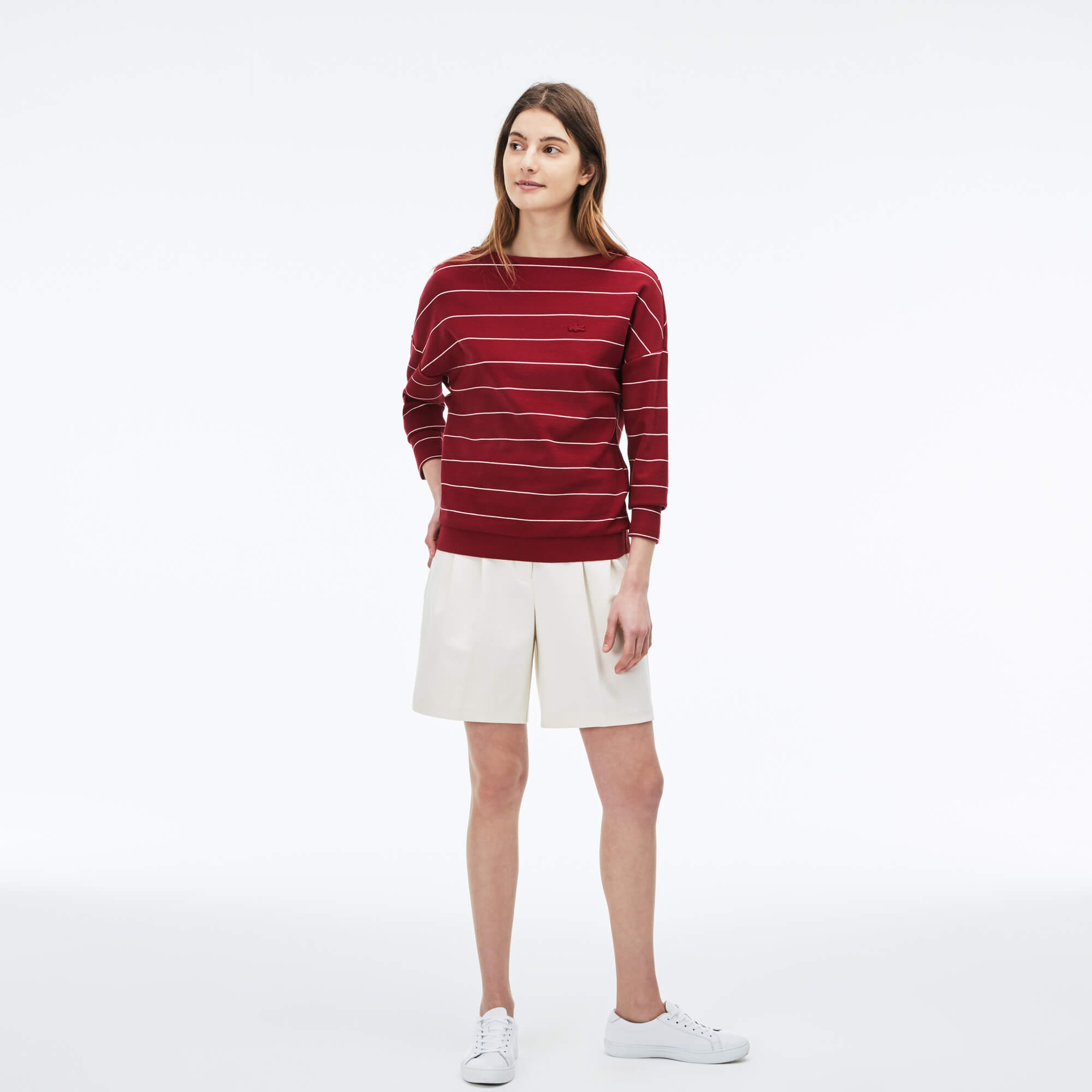 Lacoste Kadın Kırmızı Sweatshirt