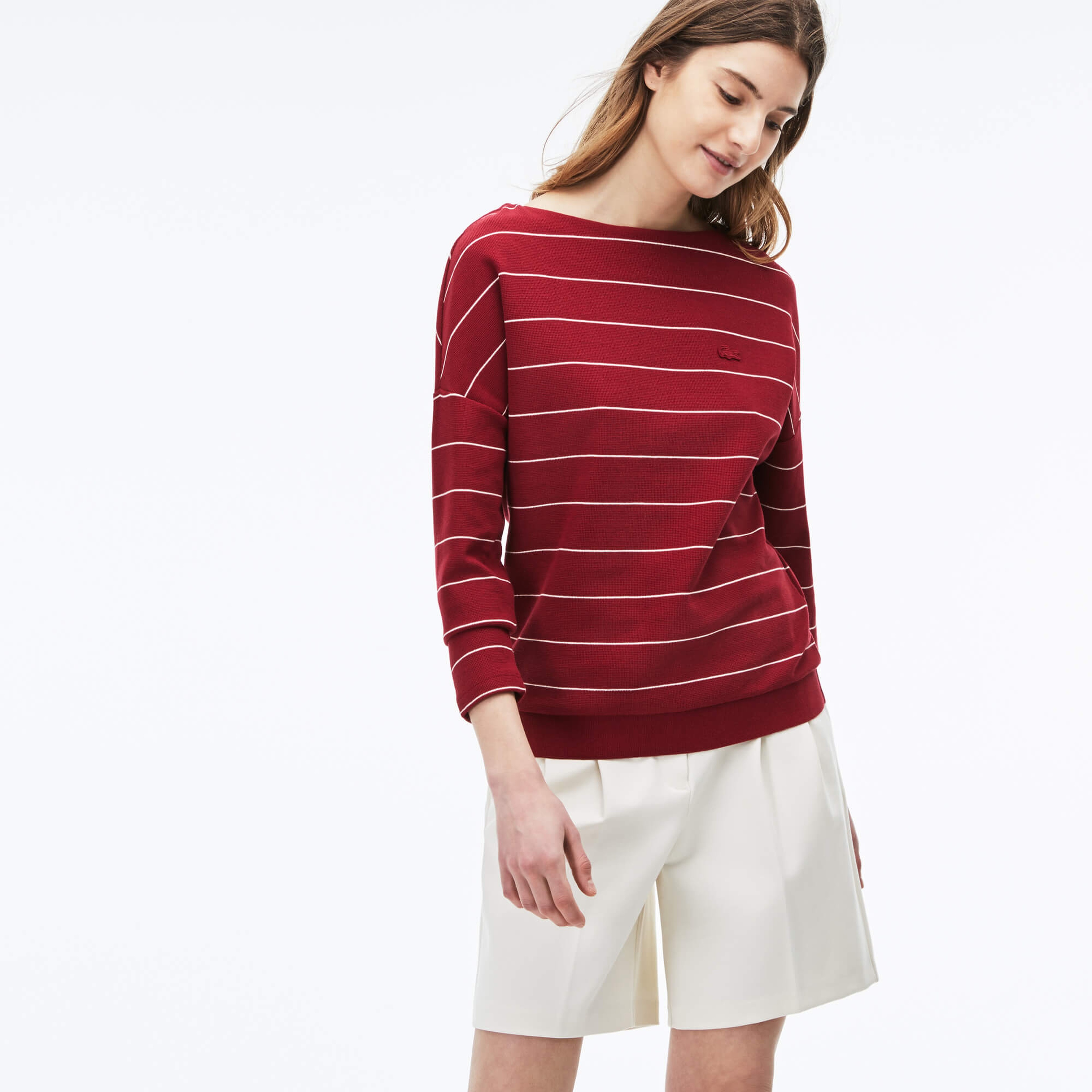 Lacoste Kadın Kırmızı Sweatshirt