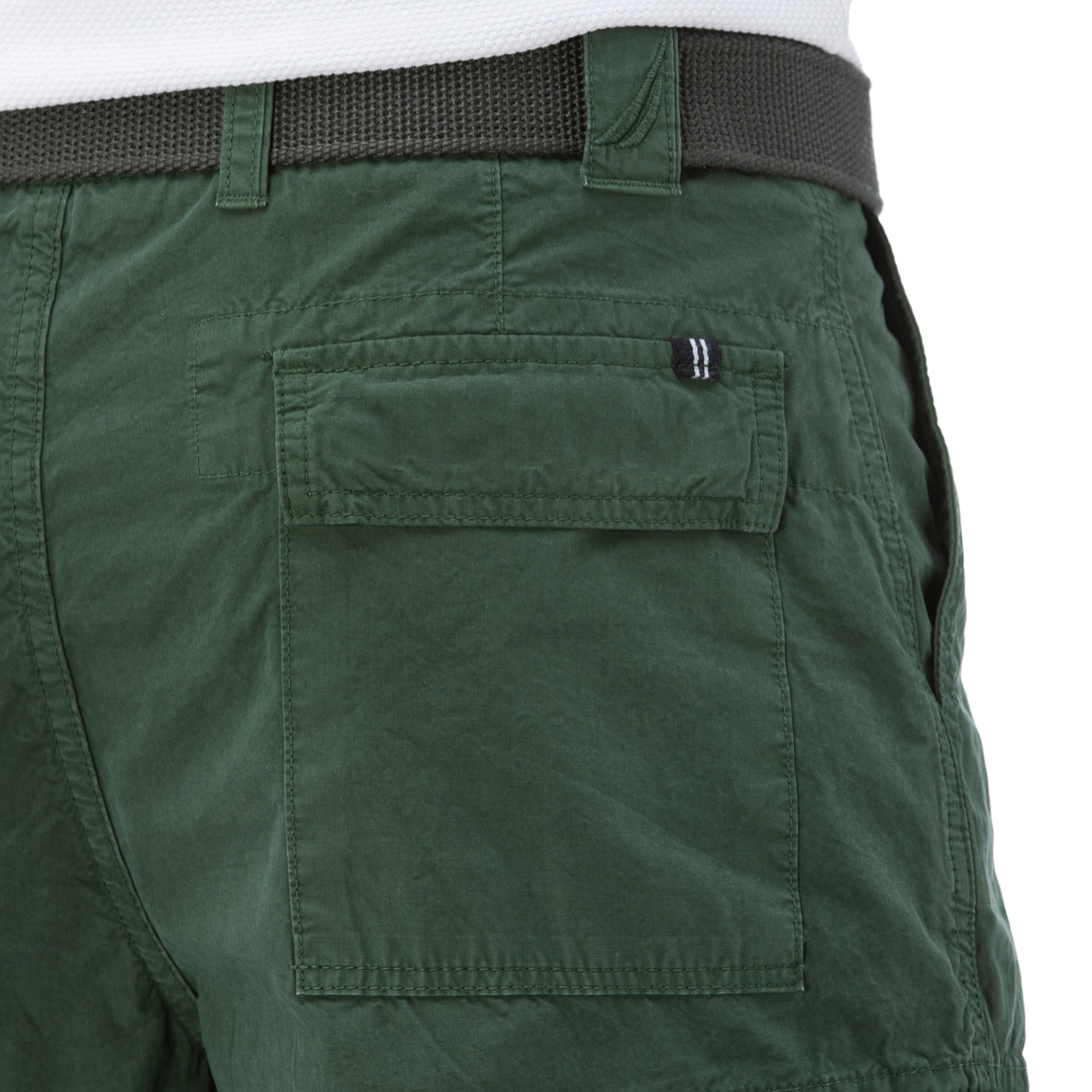 NAUTICA ERKEK YEŞİL KARGO BERMUDA ŞORT