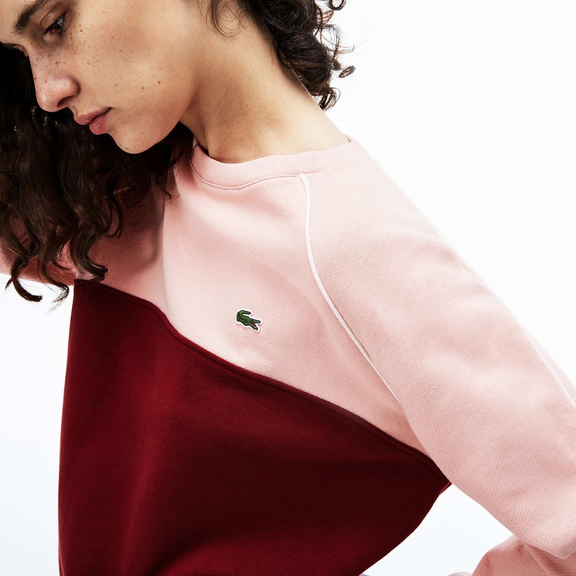 Lacoste Kadın Pembe - Bordo Sweatshirt