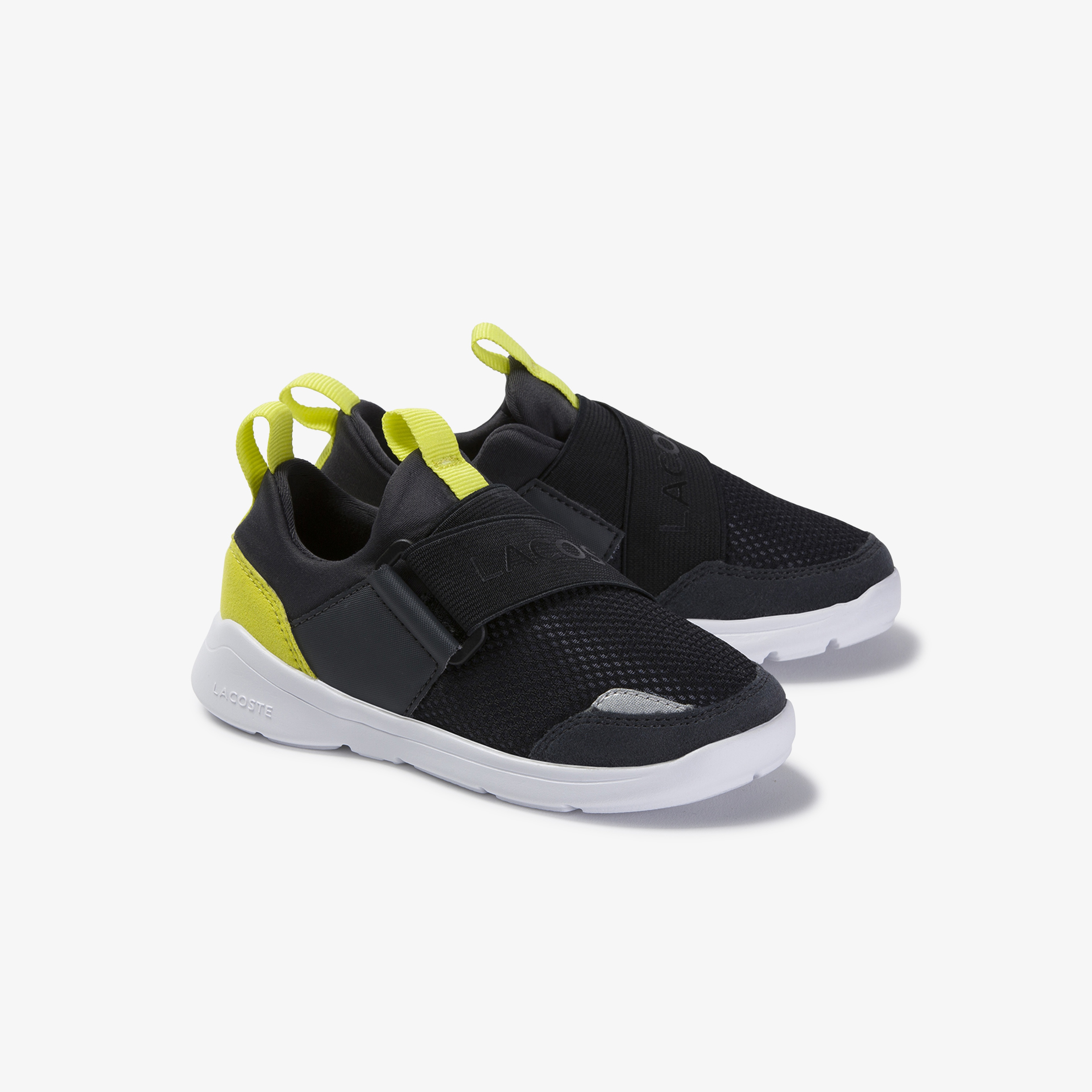 Lacoste Lt Dash Slip 120 1 Sui Çocuk Koyu Gri - Sarı Sneaker