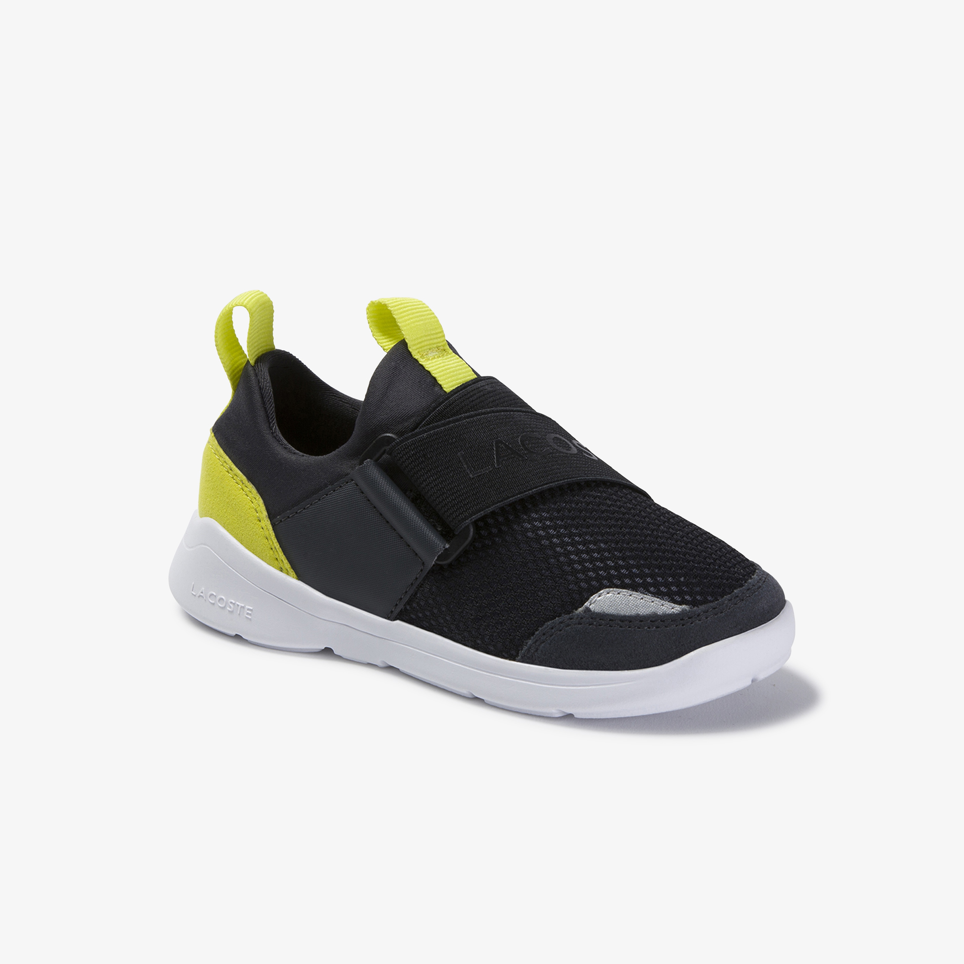 Lacoste Lt Dash Slip 120 1 Sui Çocuk Koyu Gri - Sarı Sneaker