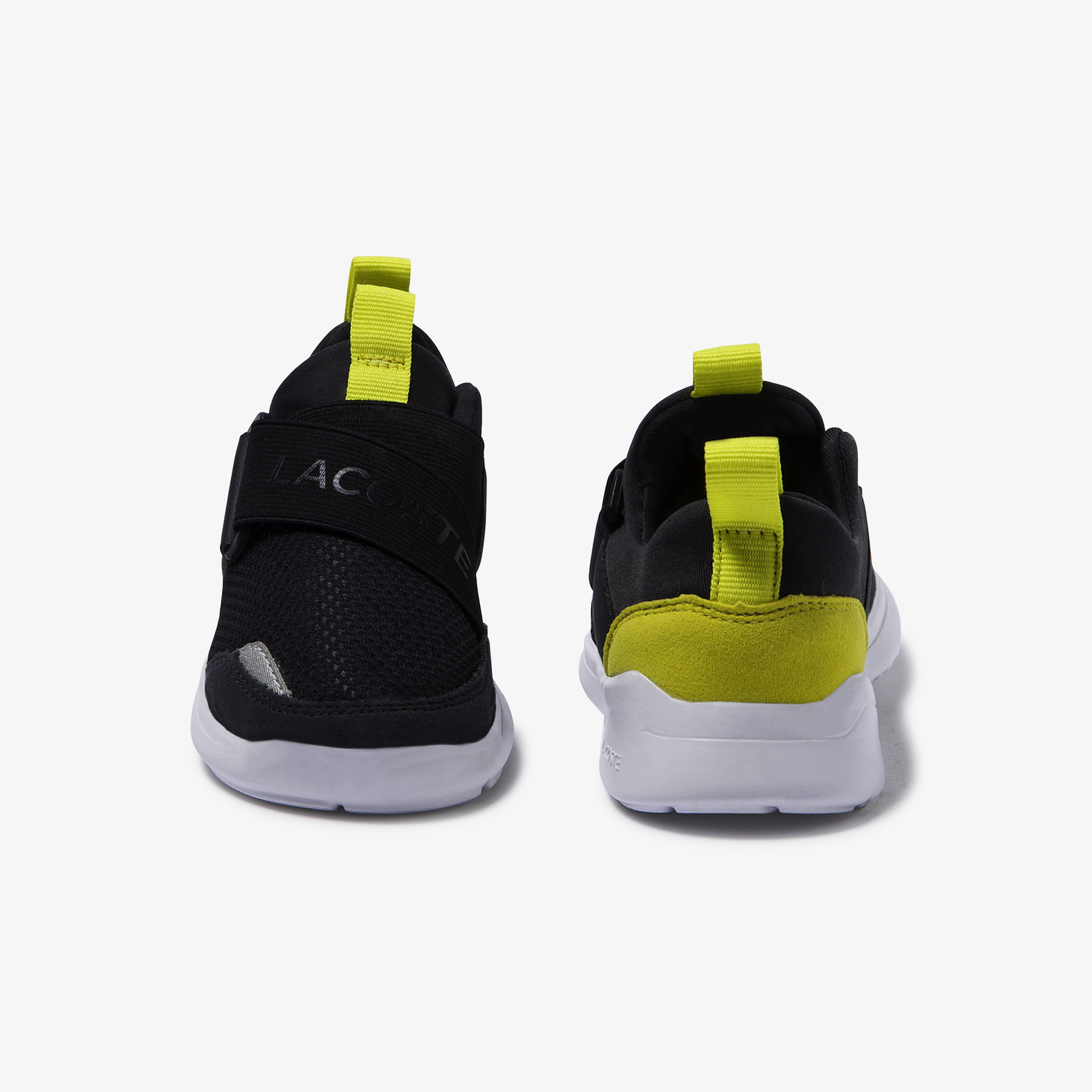 Lacoste Lt Dash Slip 120 1 Sui Çocuk Koyu Gri - Sarı Sneaker