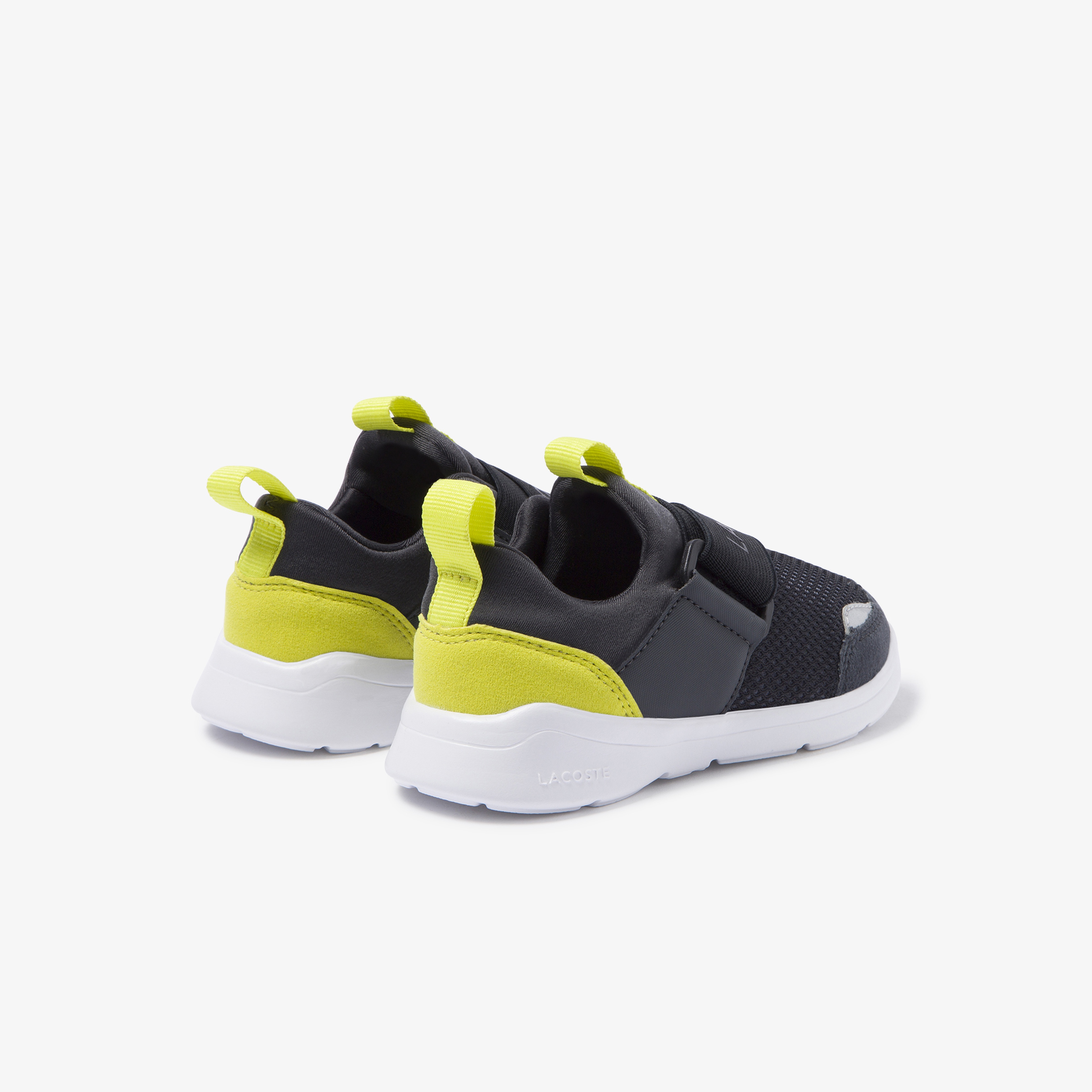 Lacoste Lt Dash Slip 120 1 Sui Çocuk Koyu Gri - Sarı Sneaker