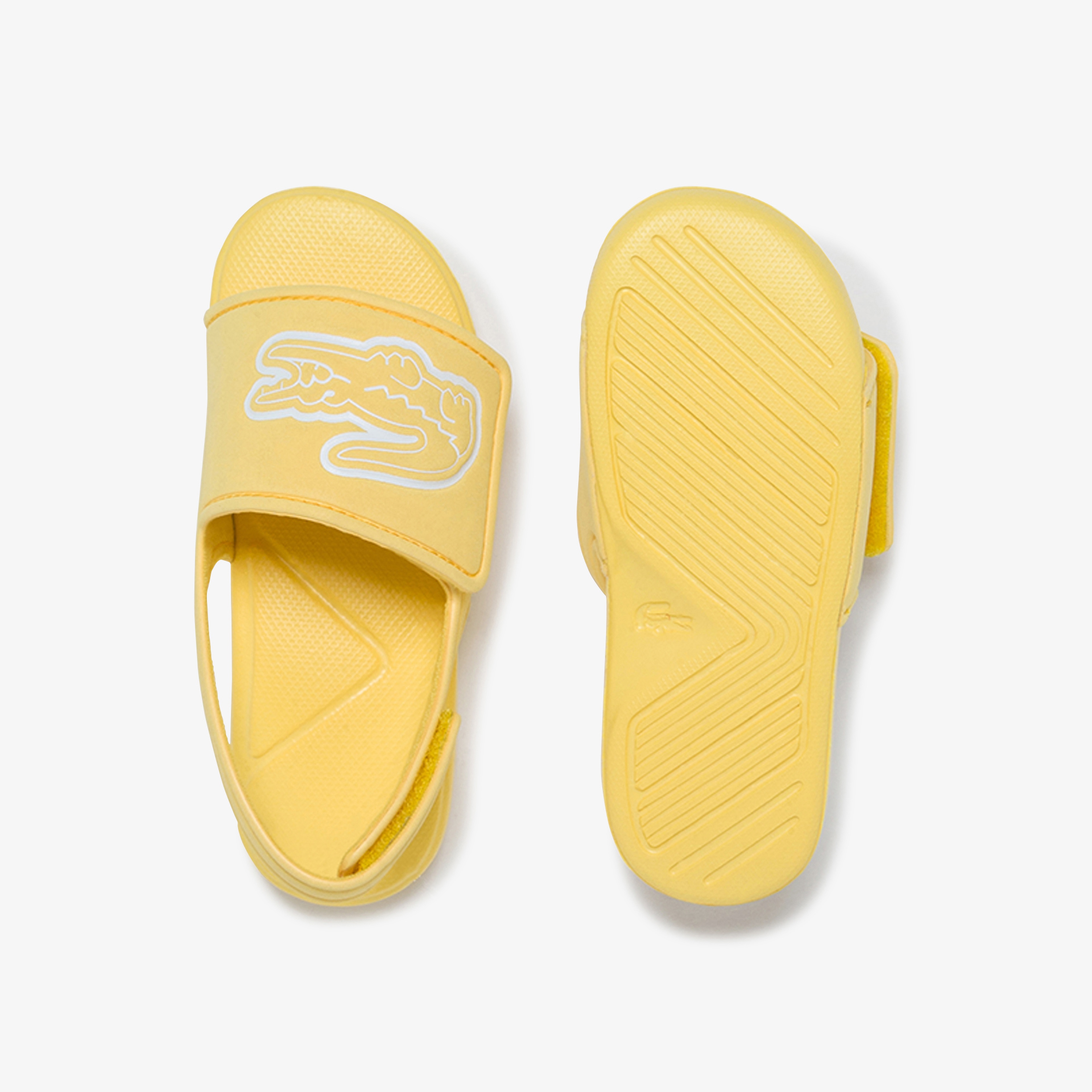 Lacoste L.30 Strap 1201 Cui Çocuk Sarı - Beyaz Sandalet